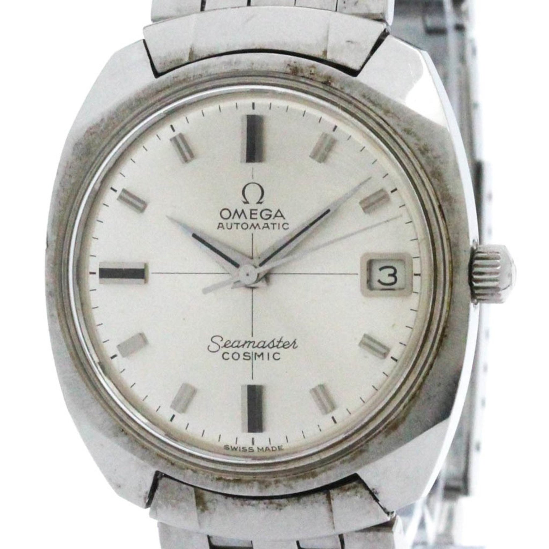 Omega Seamaster Automatic Stainless Steel Dress Watch 166.022