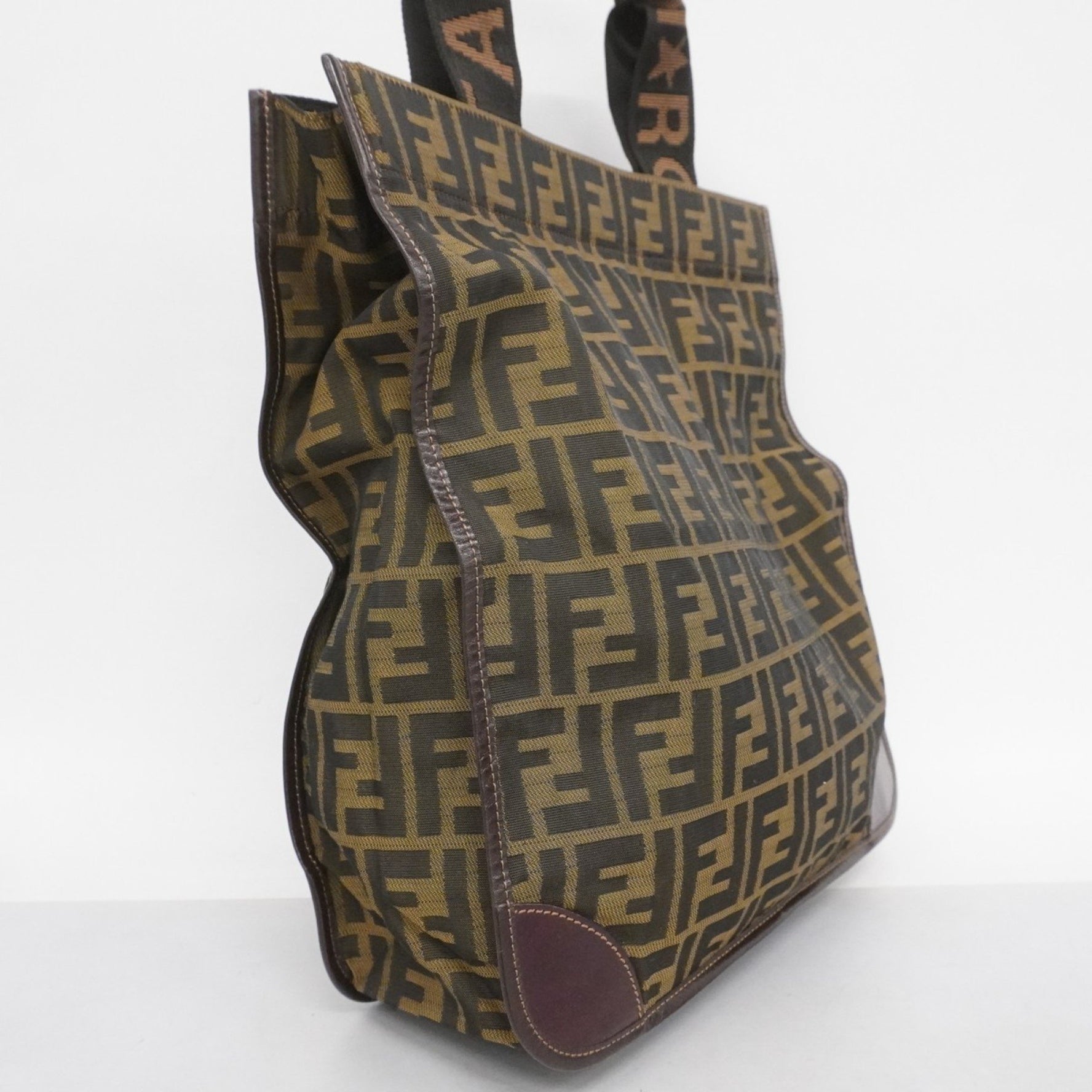 Fendi Zucca nylon canvas tote bag