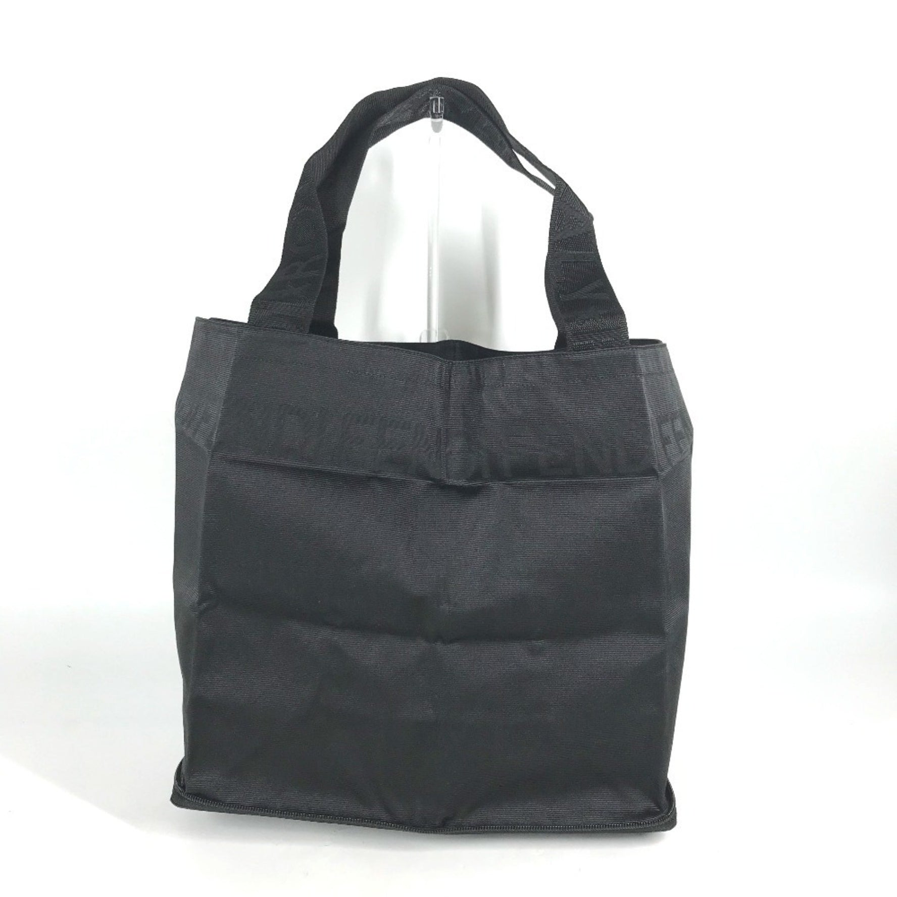 FENDI Vintage Logo Folding Shoulder Bag/Eco Bag/Tote Bag Nylon