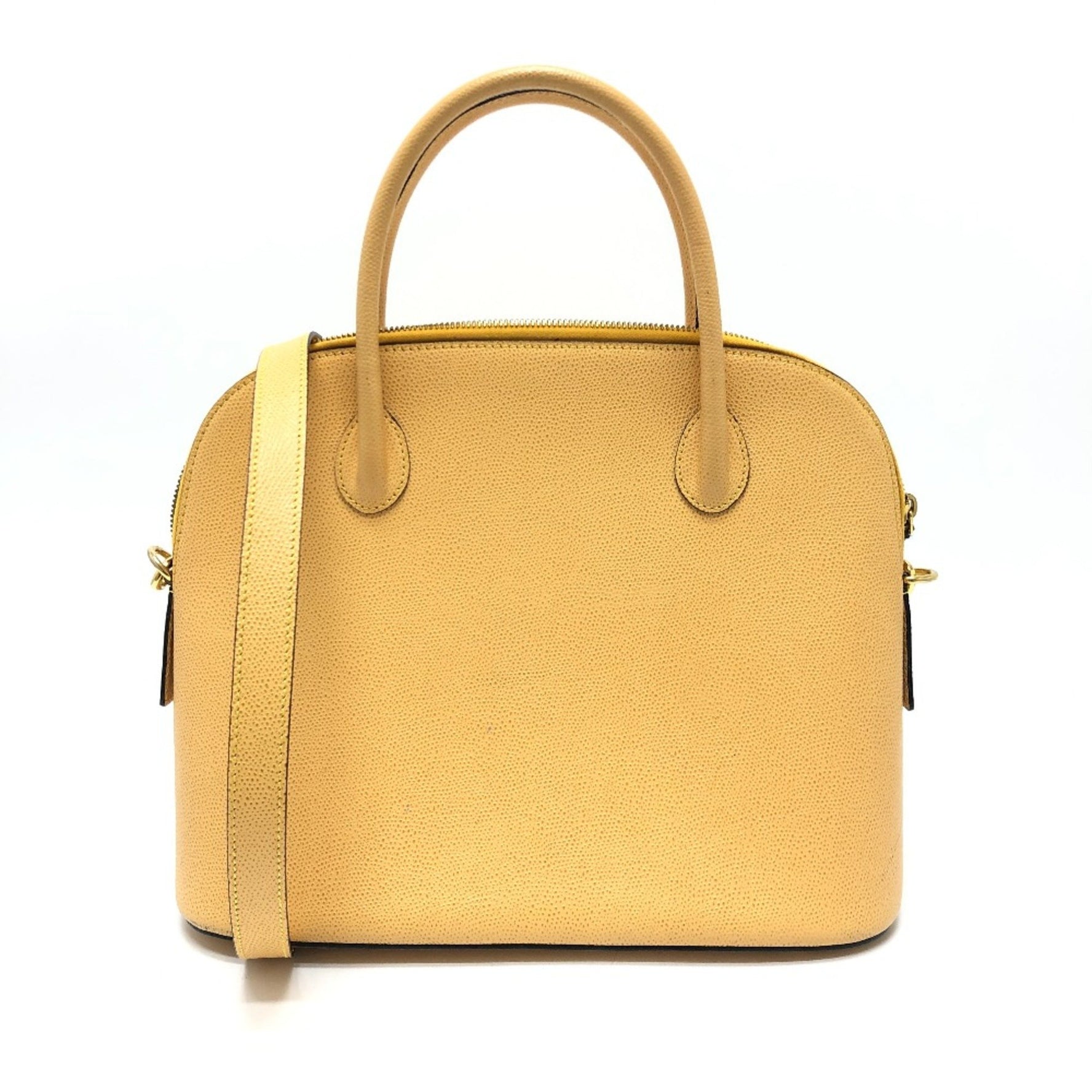 CELINE Vintage Bowling Shoulder Bag Beige Based GoldHardware