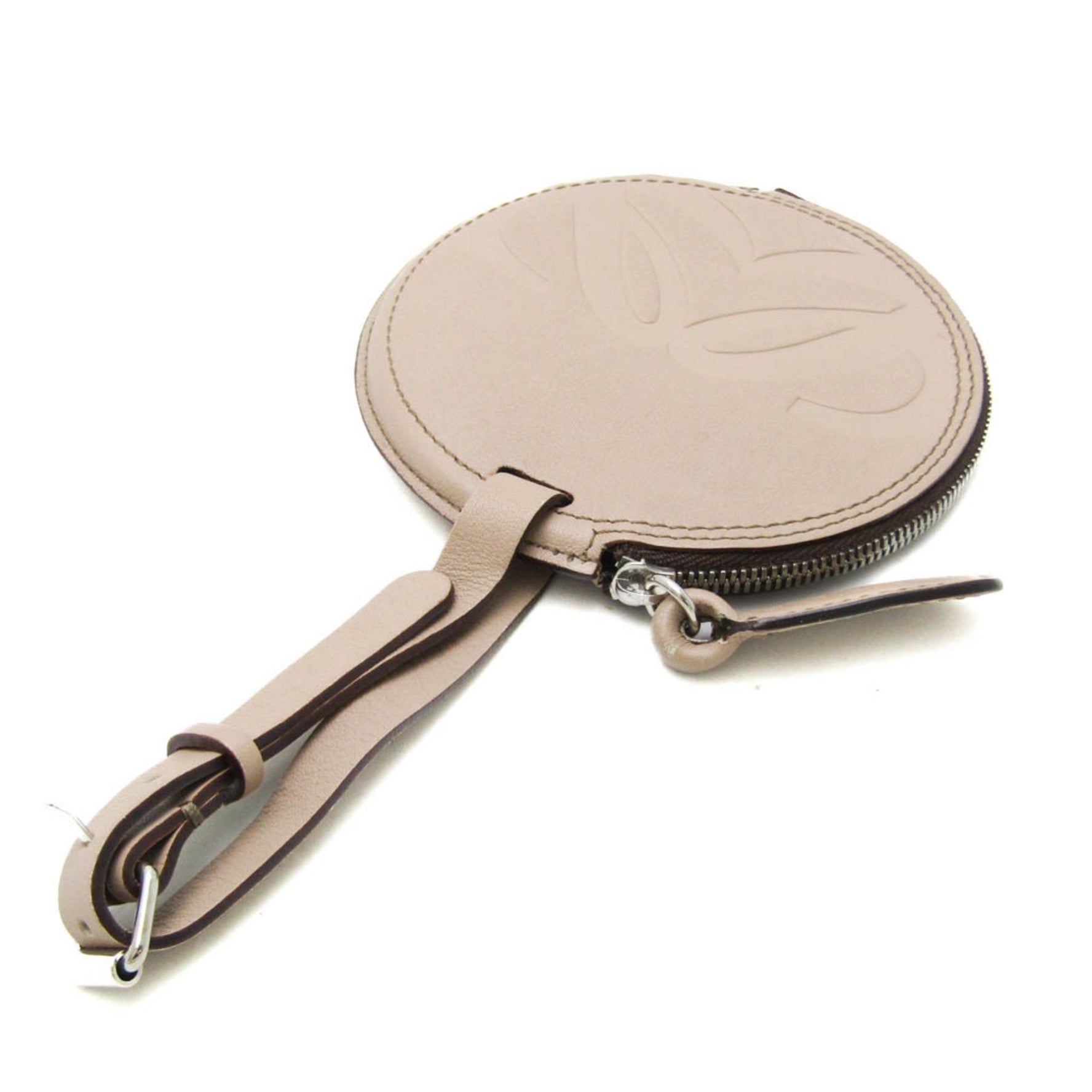 Loewe Round Coin Purse With Strap Women,Men Leather Coin Purse/coin Case