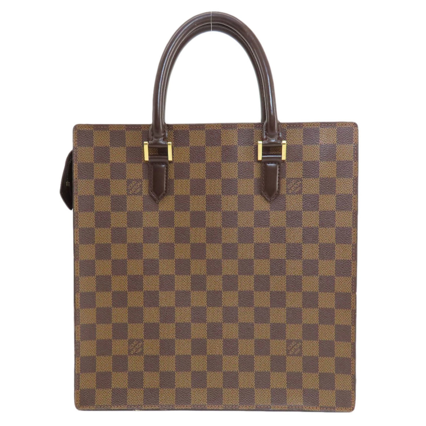 Louis Vuitton Venice Damier Ebene Tote Bag Canvas