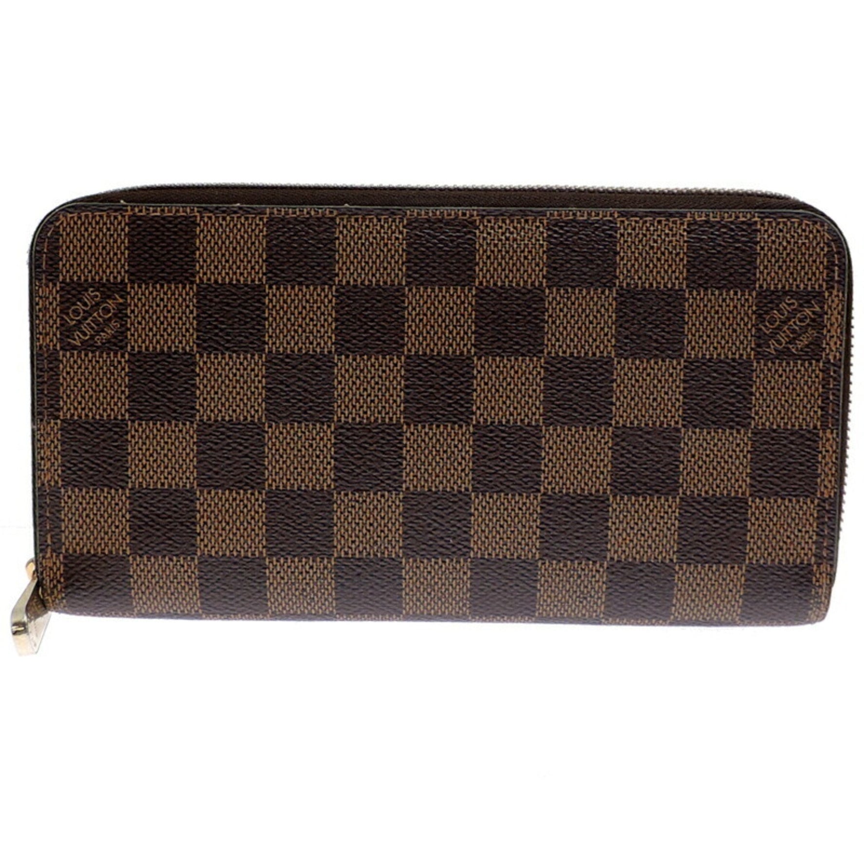 Louis Vuitton Zippy Wallet and Men's Long Damier Ebene (Brown)