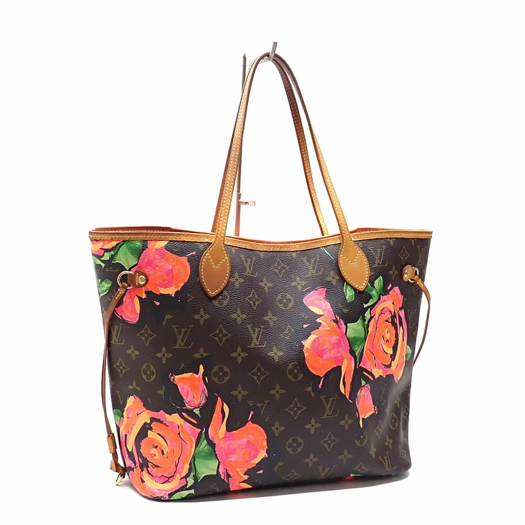 Louis Vuitton Monogram Rose Neverfull MM Tote Bag, 2009, Stephen Sprouse