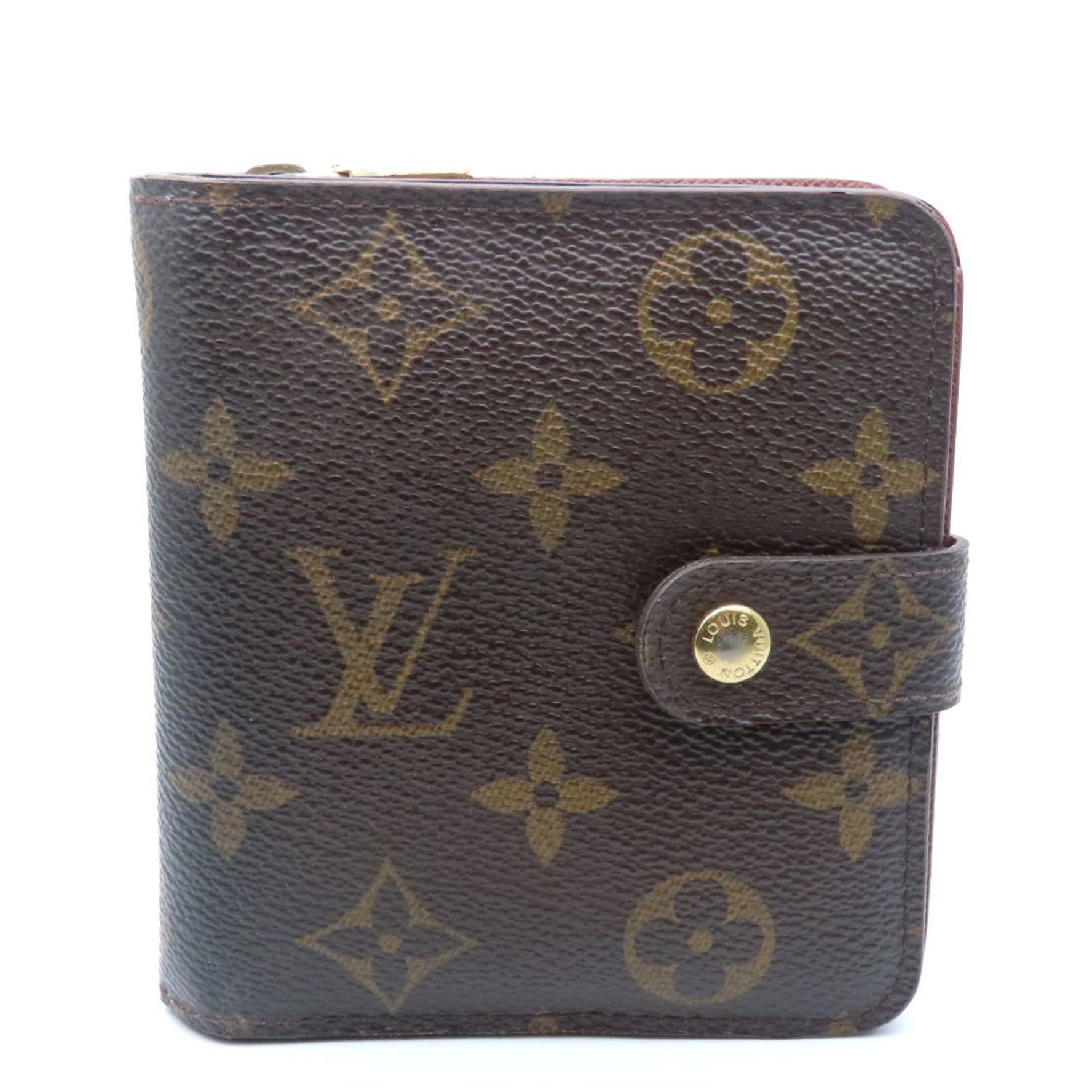 Louis Vuitton Bi-fold Wallet Compact Zip Monogram Accessories