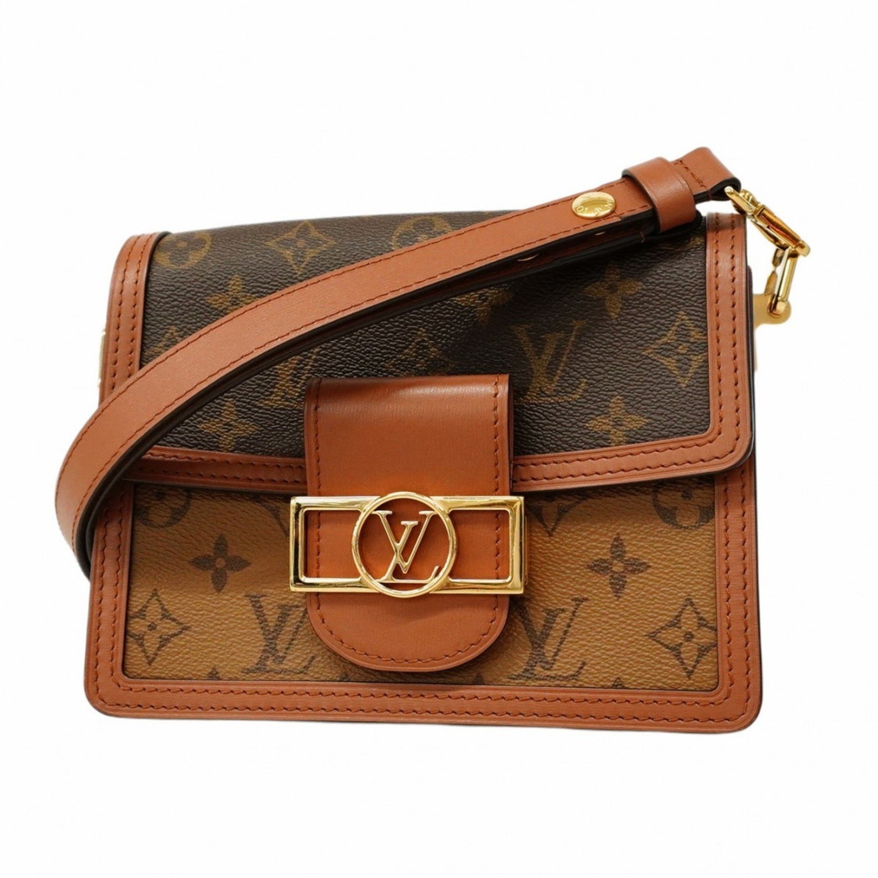 Louis Vuitton Monogram Reverse Dauphine Mini Shoulder Bag
