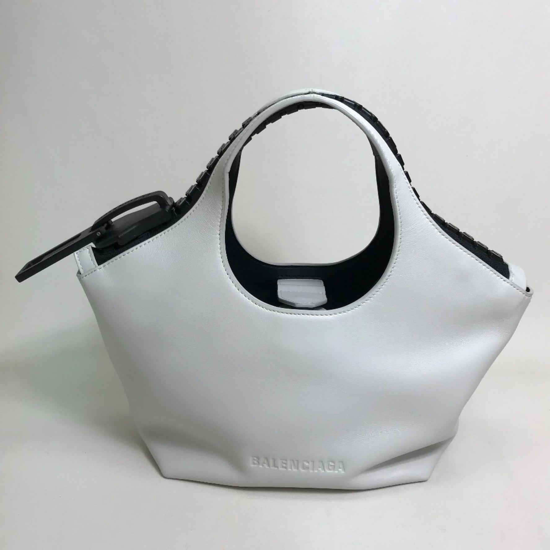 Balenciaga Shoulder Bag Hand Bag White/Black