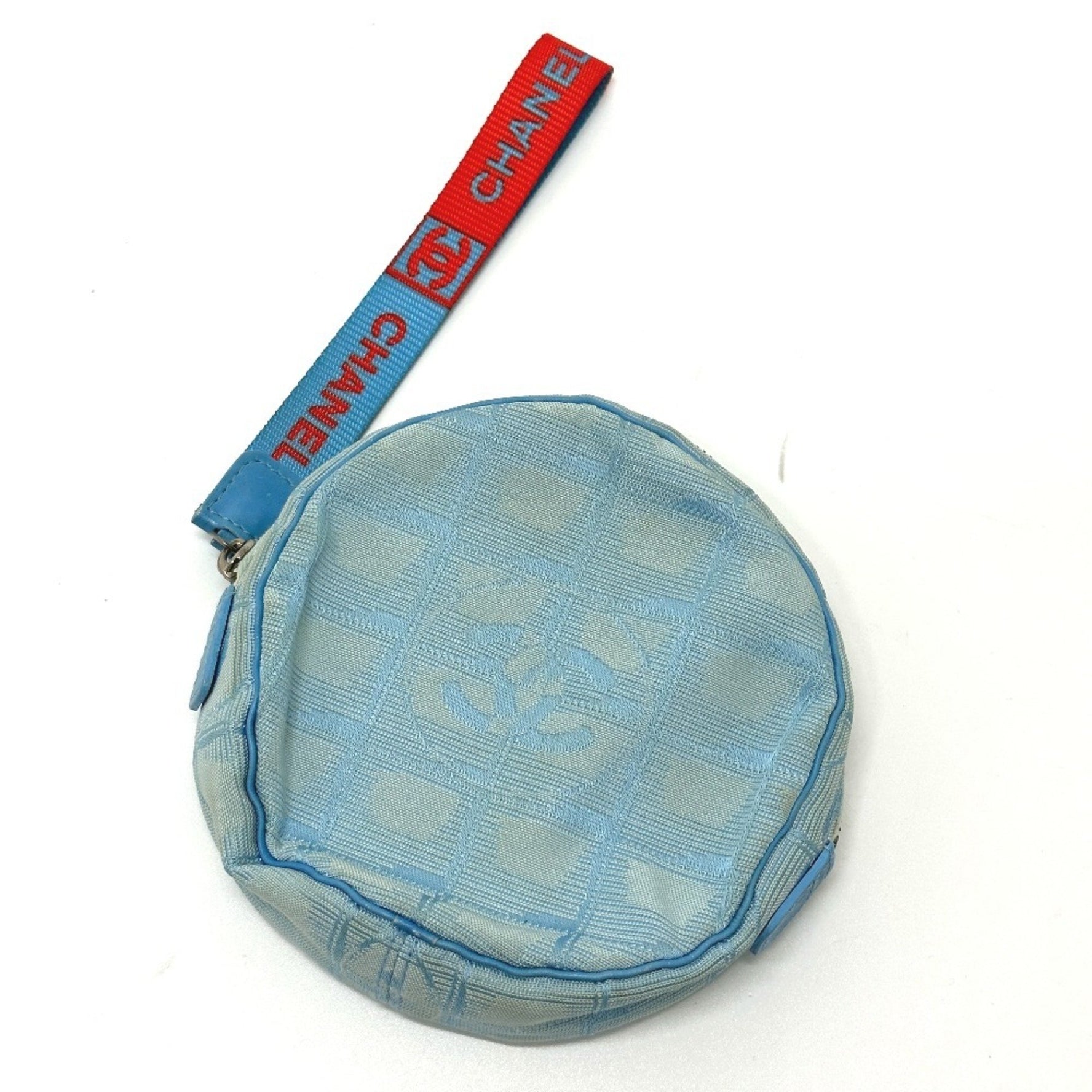CHANEL Sport Round Strap Pouch Nylon