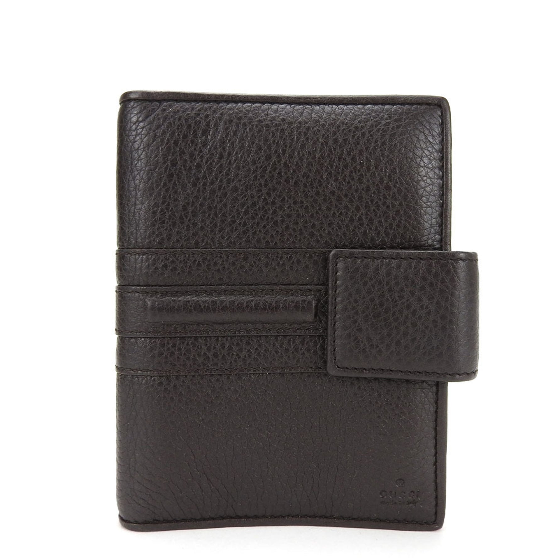 Gucci Leather Dark Brown 6 Holes