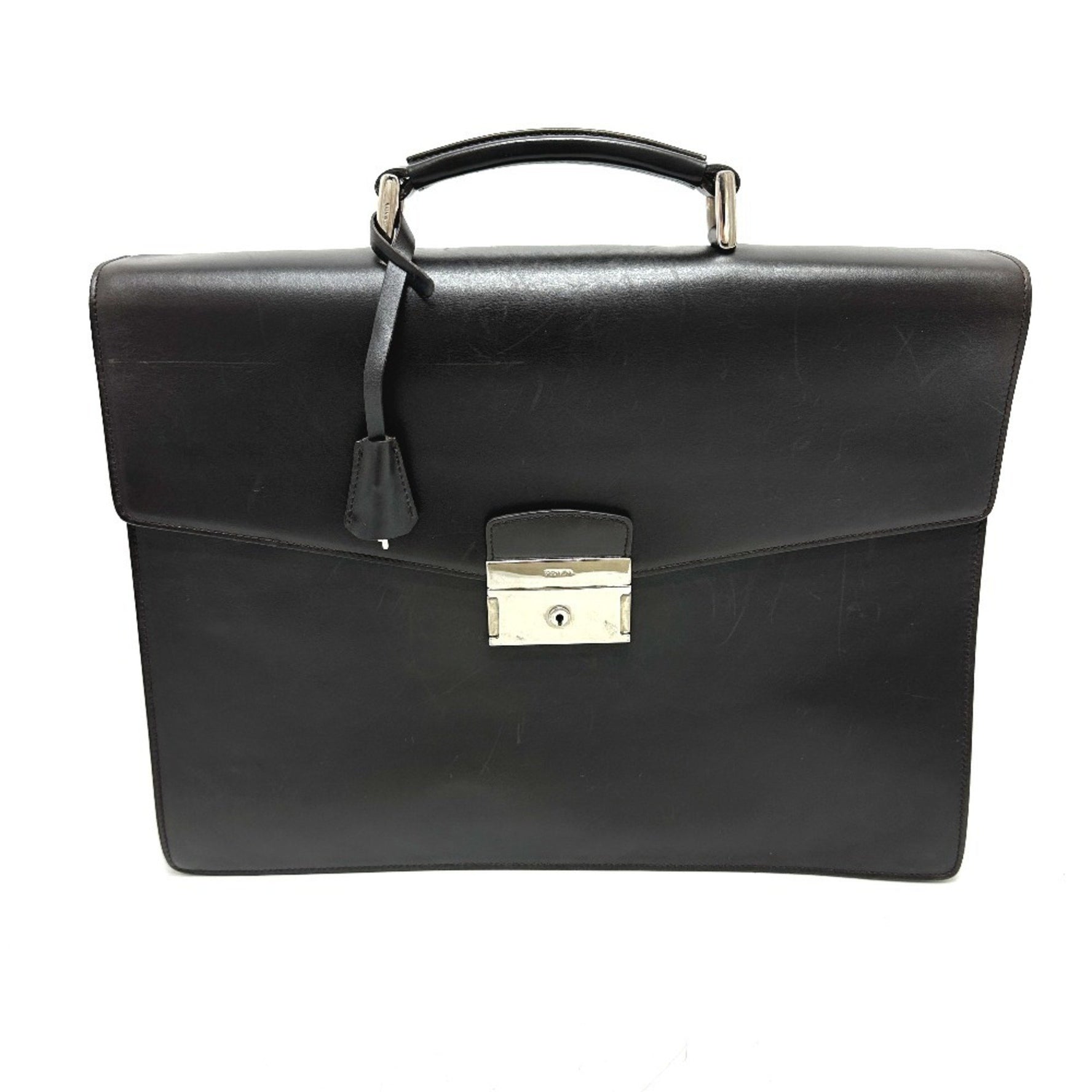 PRADA Briefcase, Business Bag, Leather