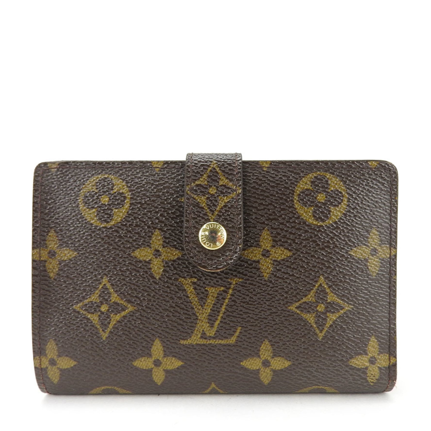 Louis Vuitton Bi-fold Wallet Portefeuille Viennois Monogram Canvas Initials Accessories