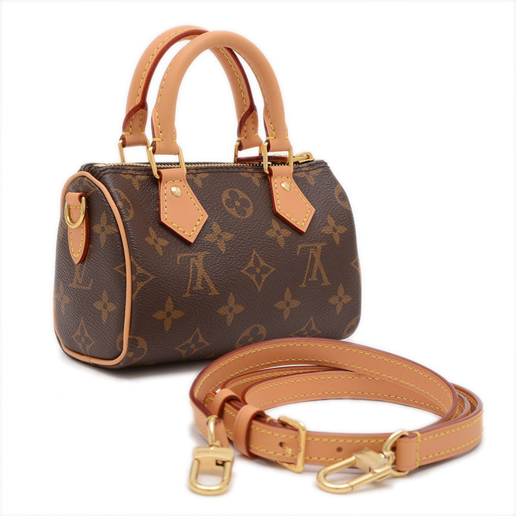 Louis Vuitton Nano Speedy Shoulder Bag
