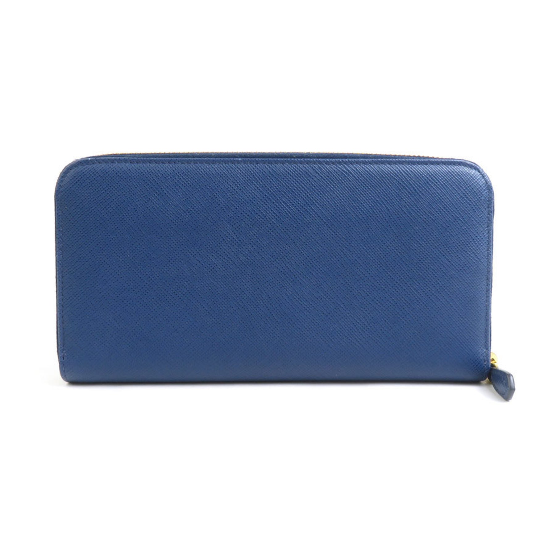 PRADA Round Long Wallet Leather