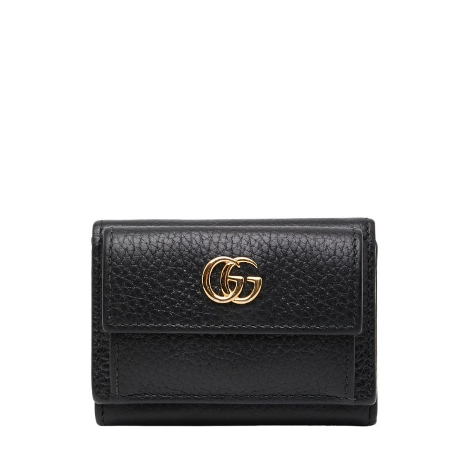 Gucci GG Marmont Tri-fold Wallet Leather
