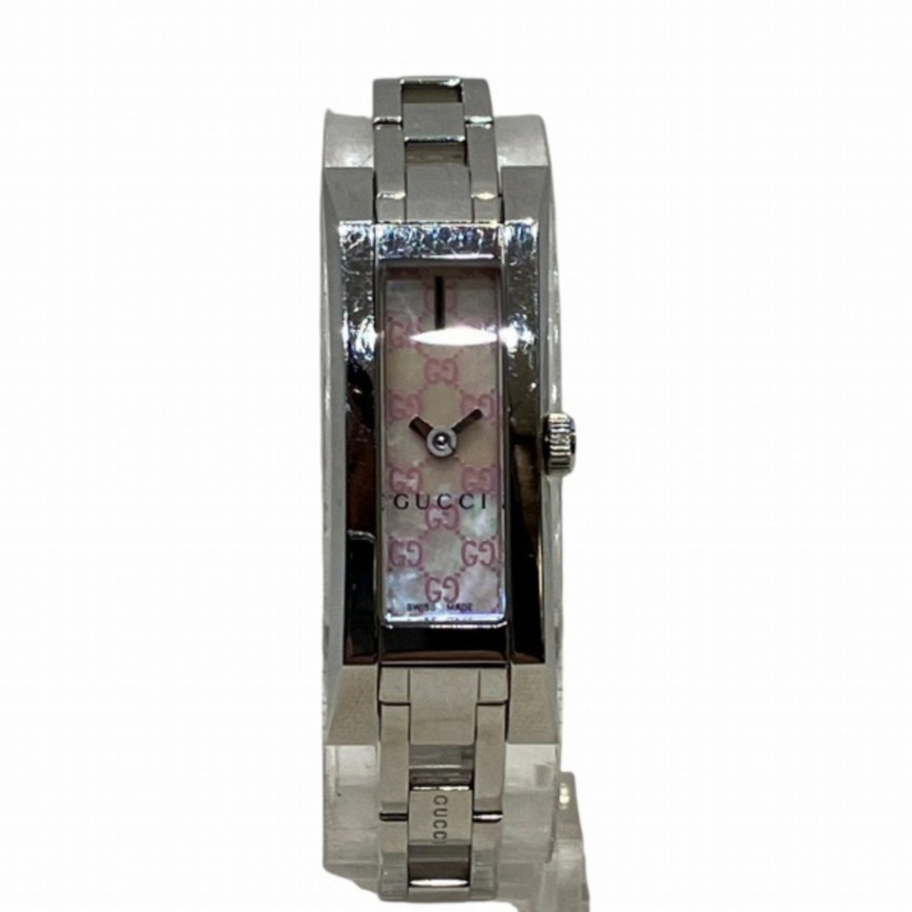 Gucci GG Pattern 110 Quartz Watch with Shell Dial
