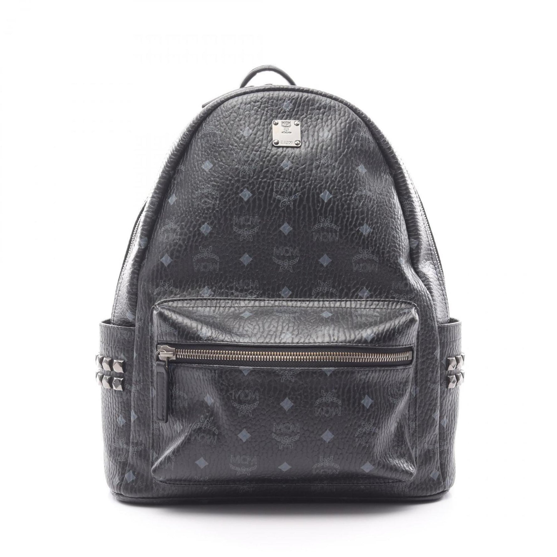 MCM Visetos Rucksack, Coated Canvas and Leather, Women