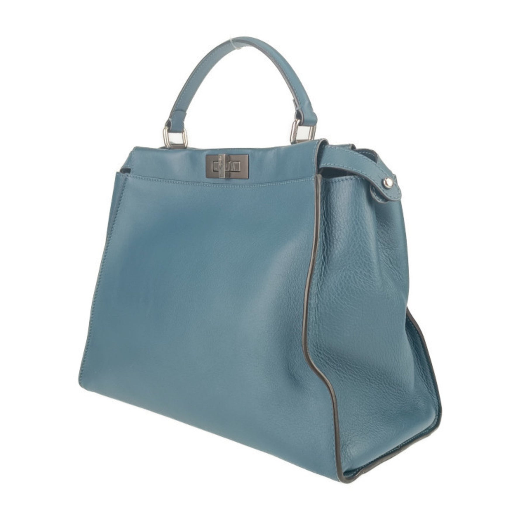 FENDI Tote Bag Peekaboo Large Leather Shoulder Turn Lock