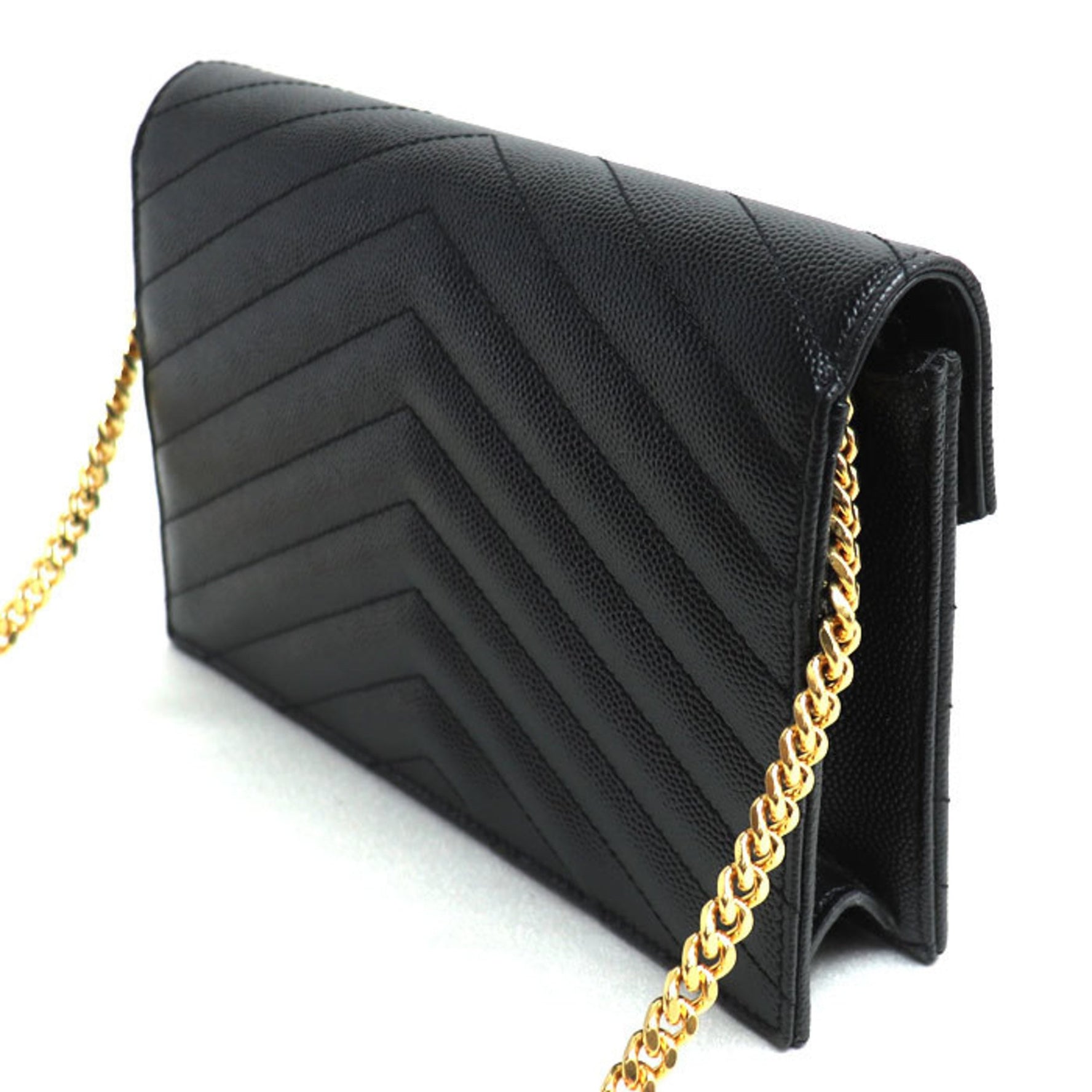 SAINT LAURENT Cassandra Chain Wallet Shoulder Bag