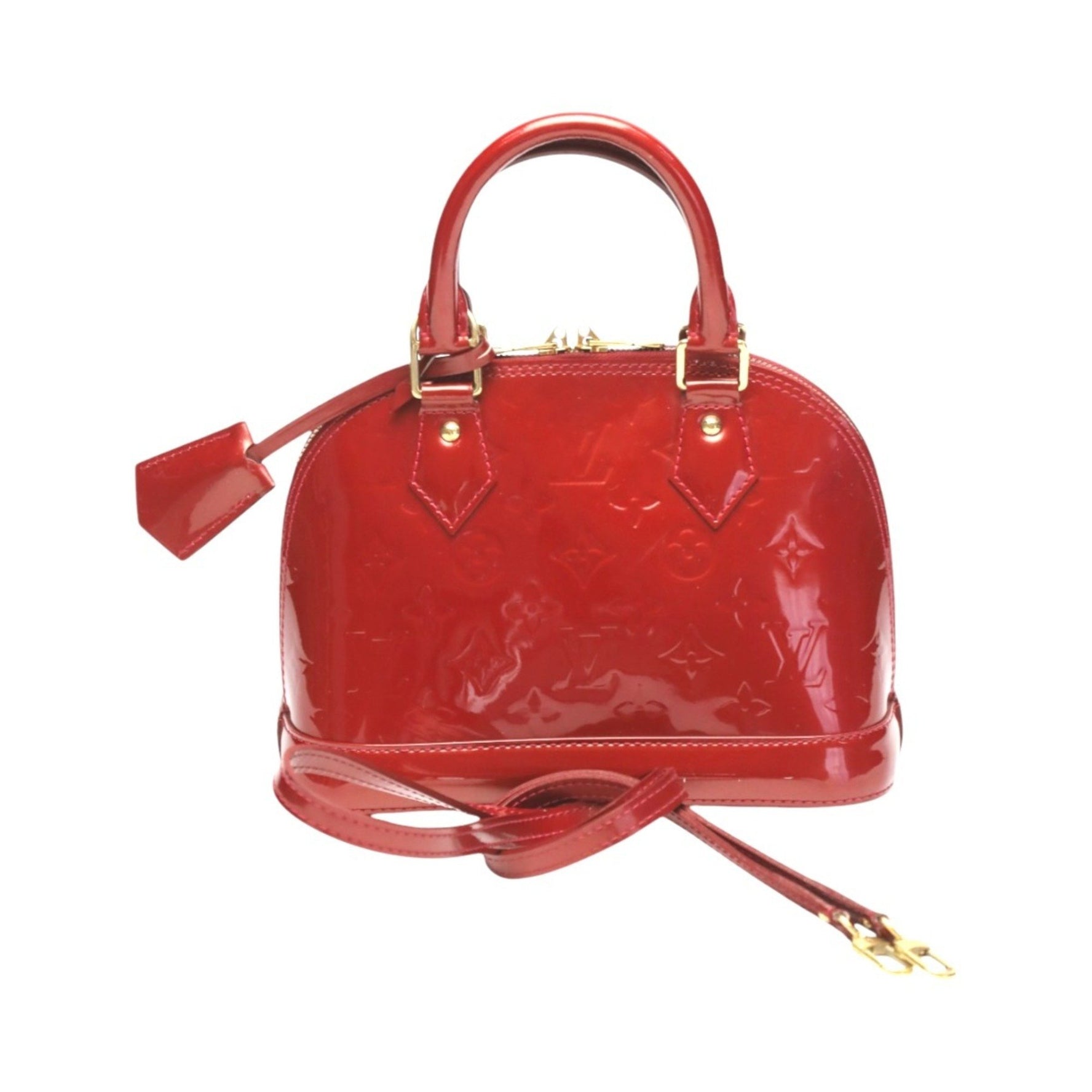 Louis Vuitton Handbag Bag Monogram Alma BB Vernis Red