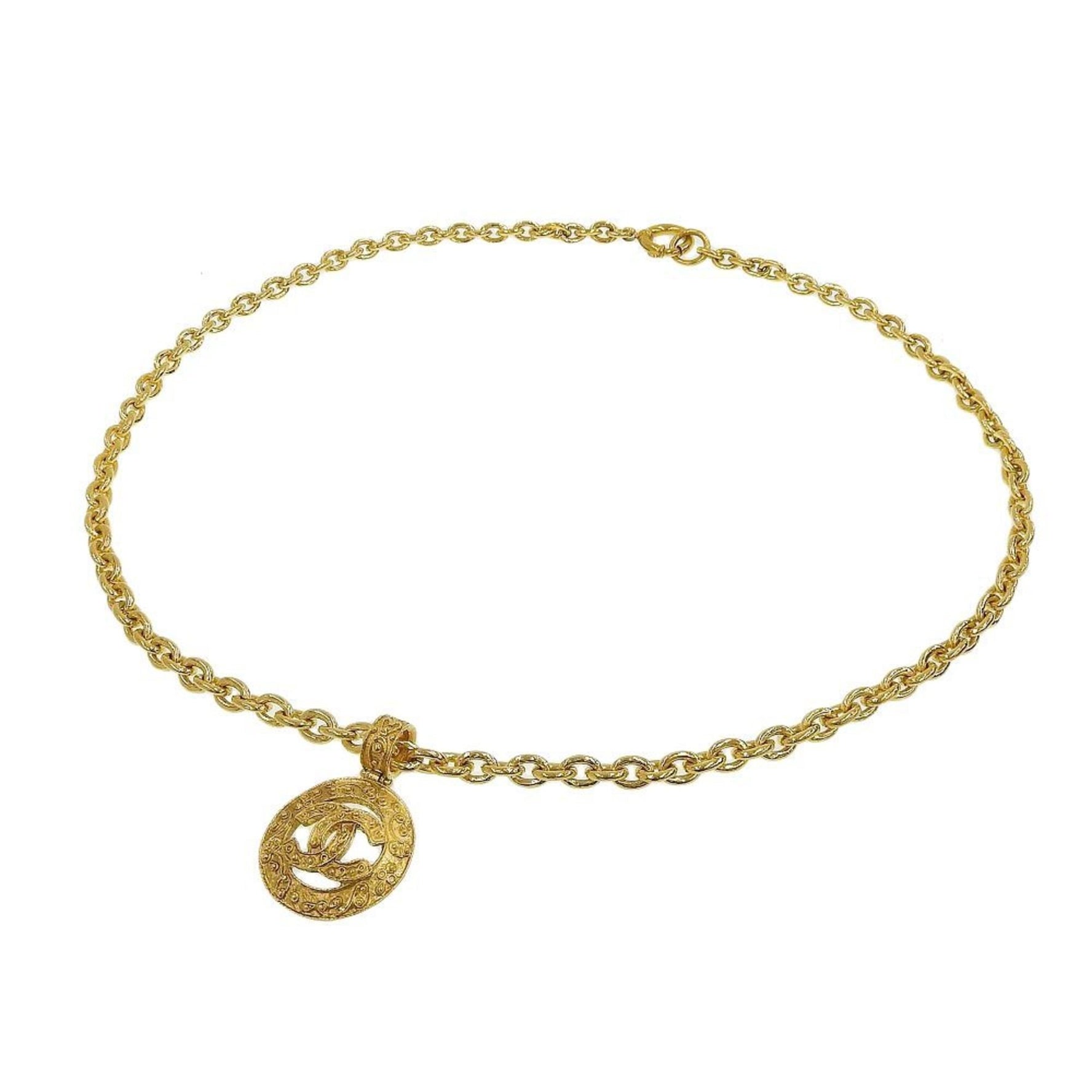 Chanel chain belt here mark logo Vintage