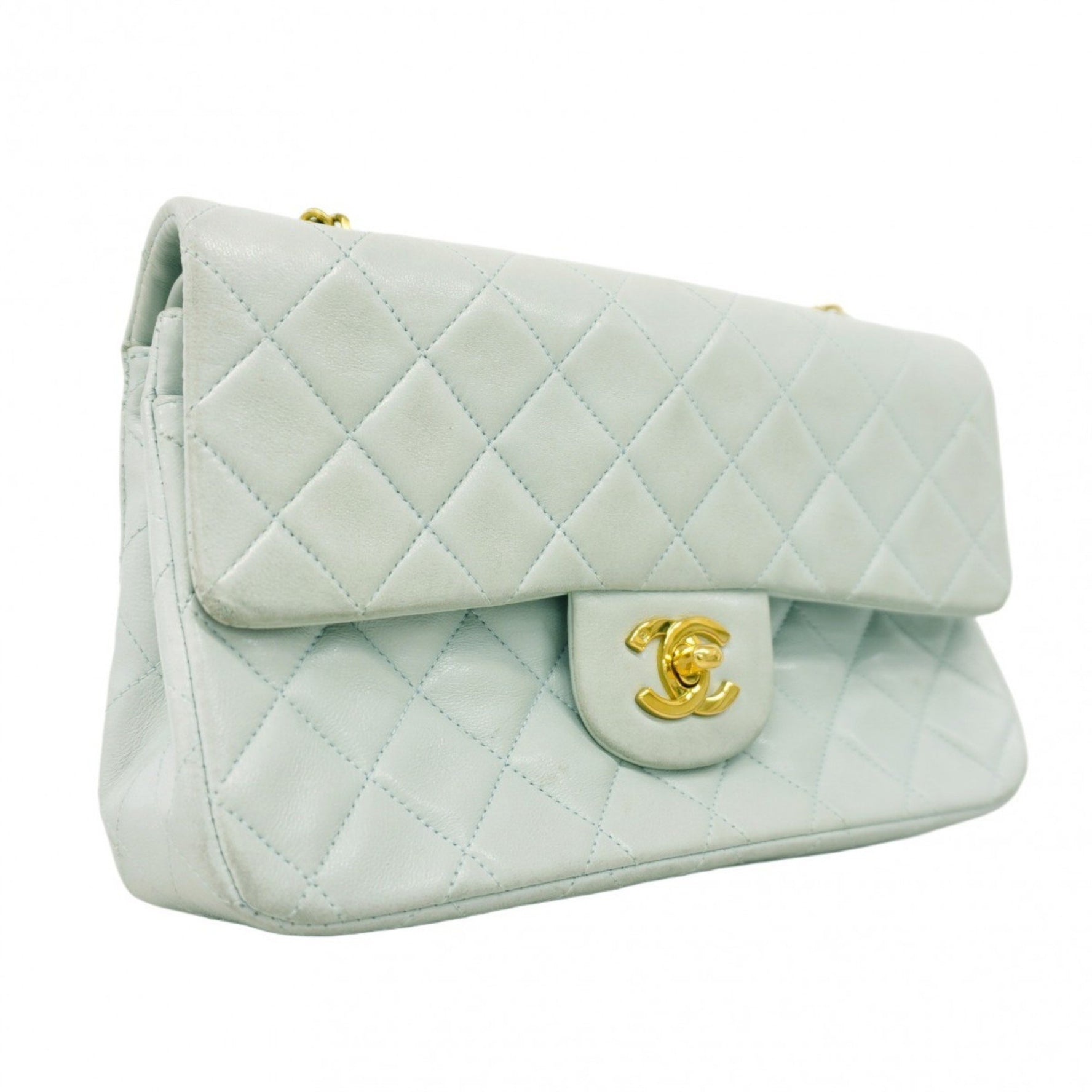 Chanel Matelasse Shoulder Bag blue