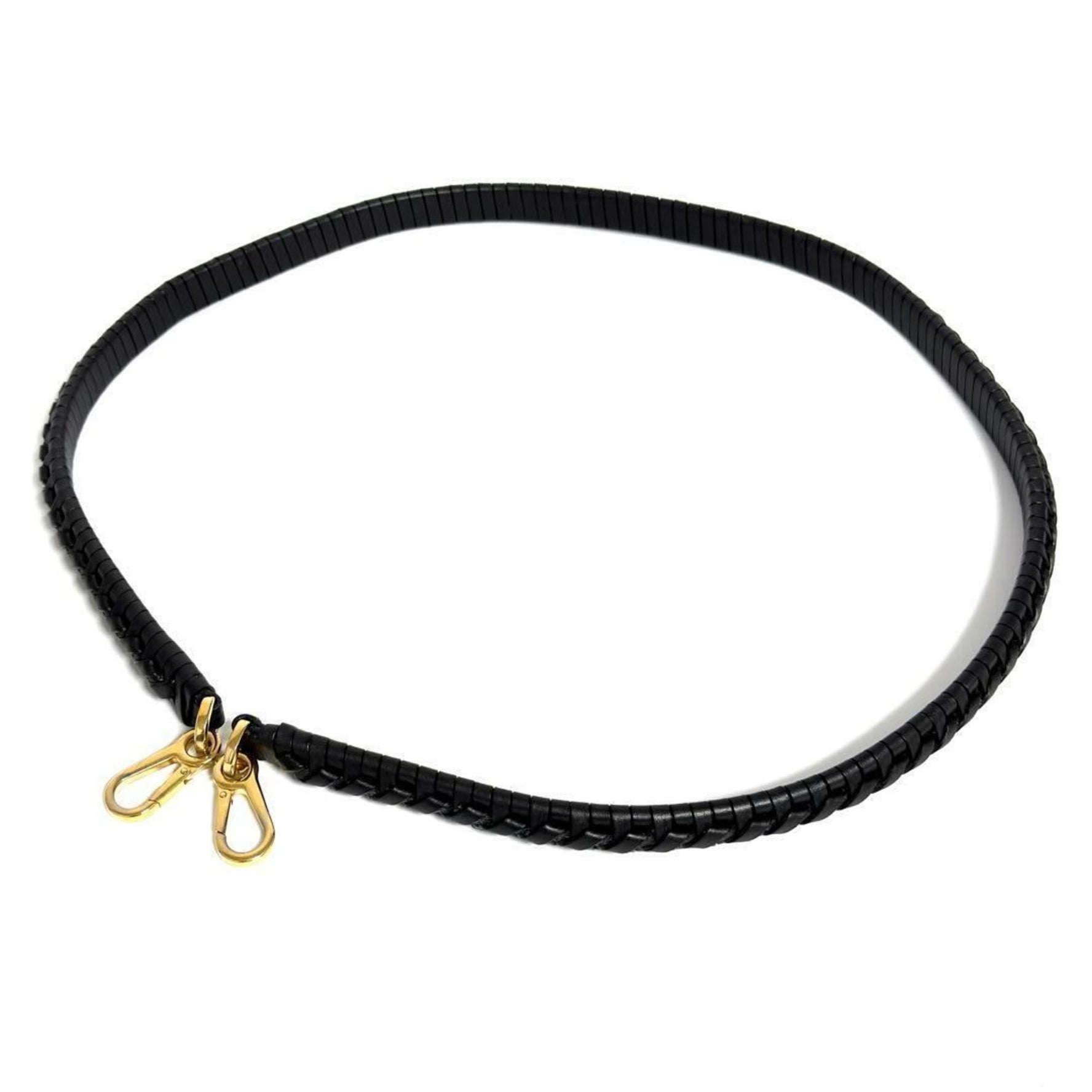 Loewe Woven Spiral Shoulder Strap Black