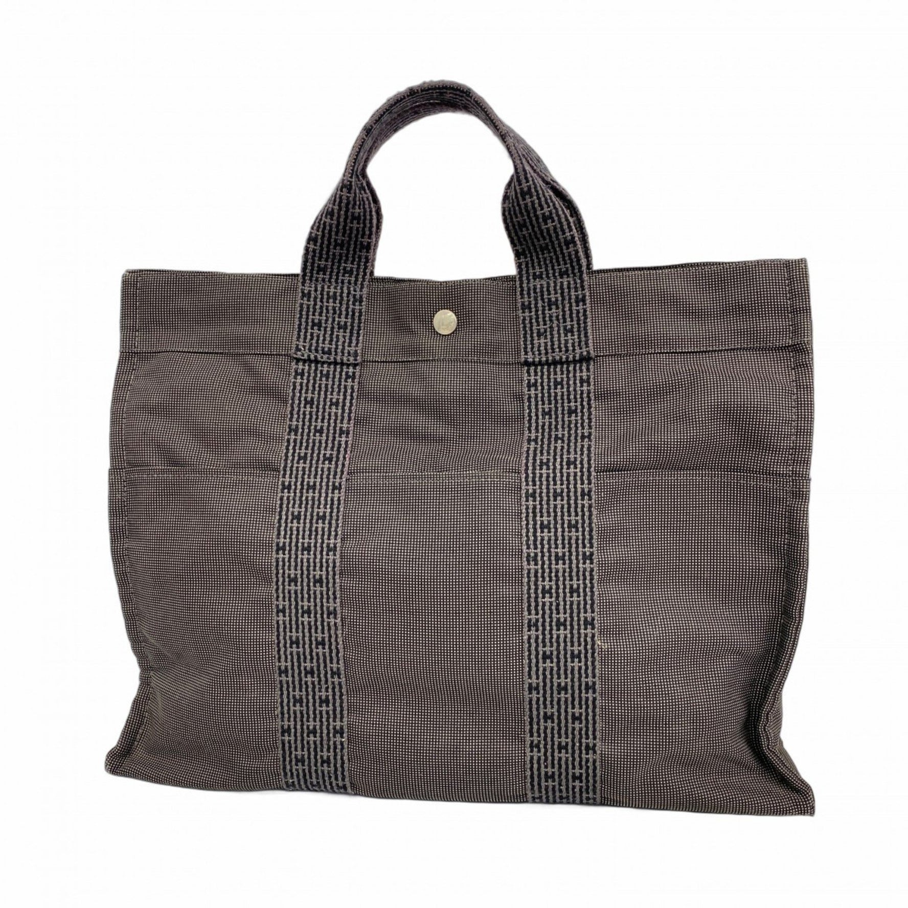 Hermes Hermès Air Line MM Tote Bag, Canvas, Men's and