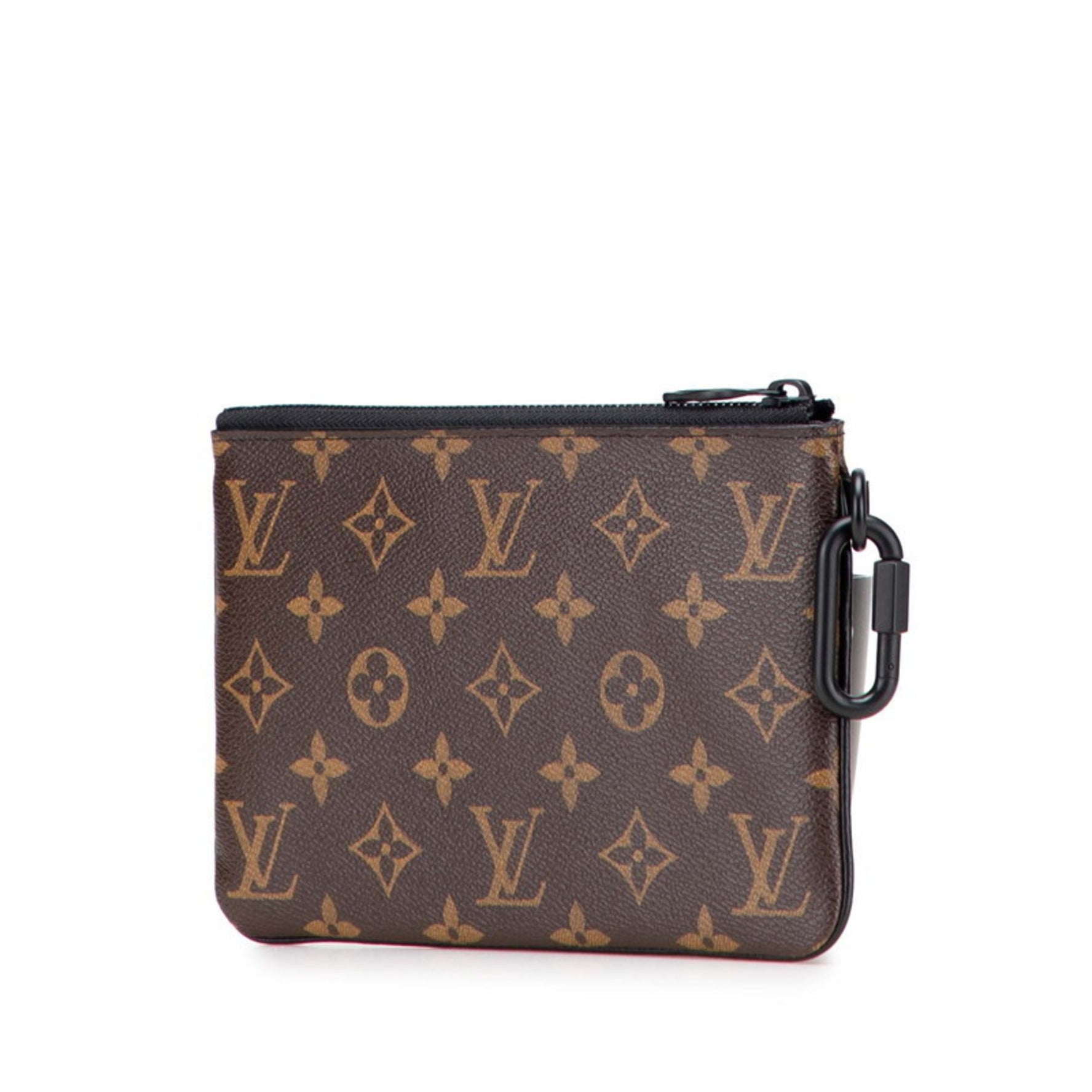 Louis Vuitton Monogram Zipped Pouch Clutch Bag Leather LOUIS VUITTON