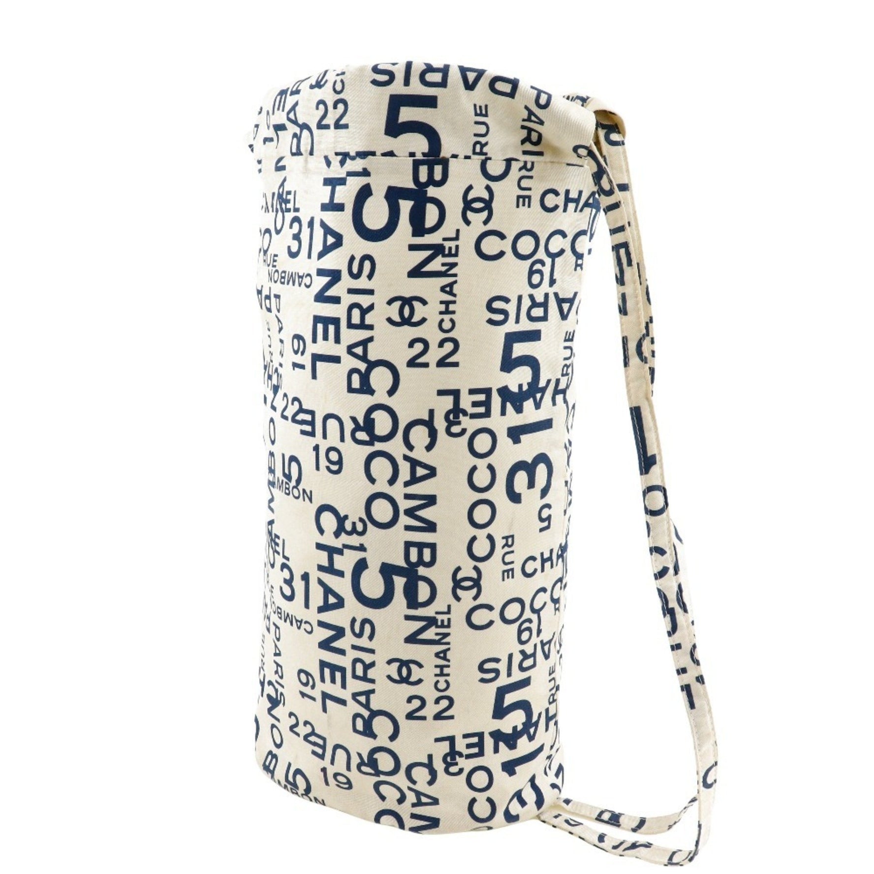 CHANEL Beach bag, Shoulder Bi-Cea Line, Cotton