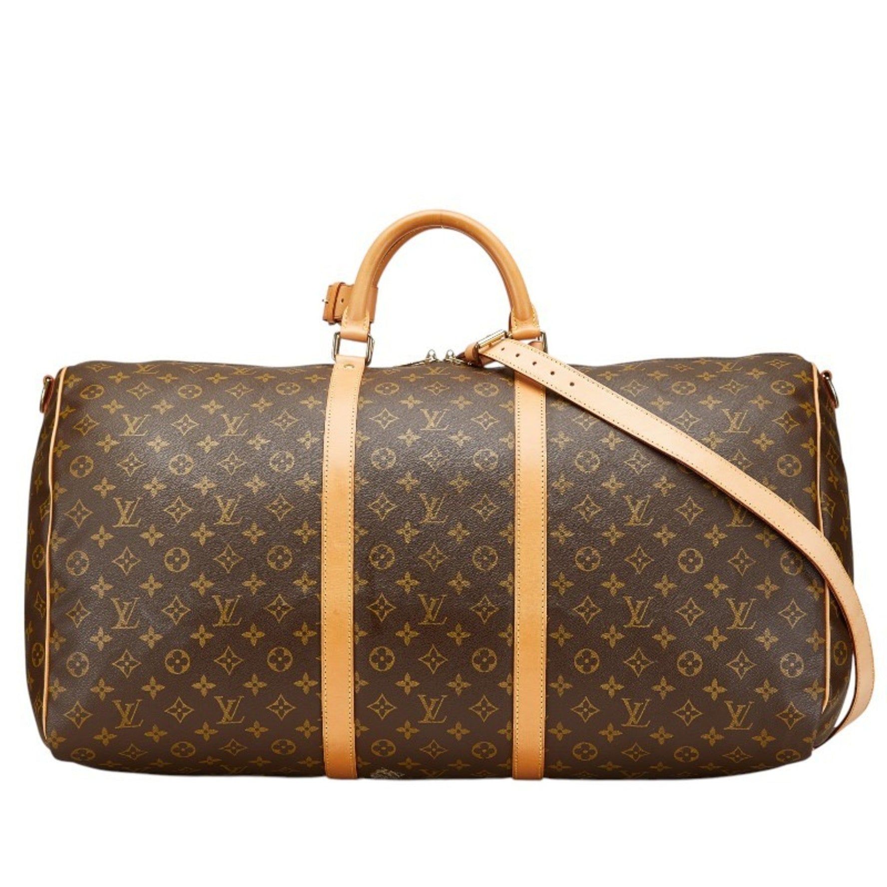 Louis Vuitton Monogram Keepall 60 Bandouliere Boston/Shoulder Bag, Leather, LOUIS VUITTON