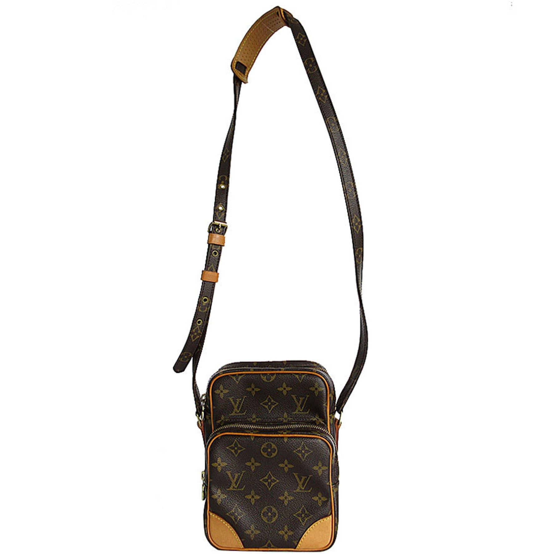 Louis Vuitton Shoulder Bag Monogram Amazon Canvas Brown Men's
