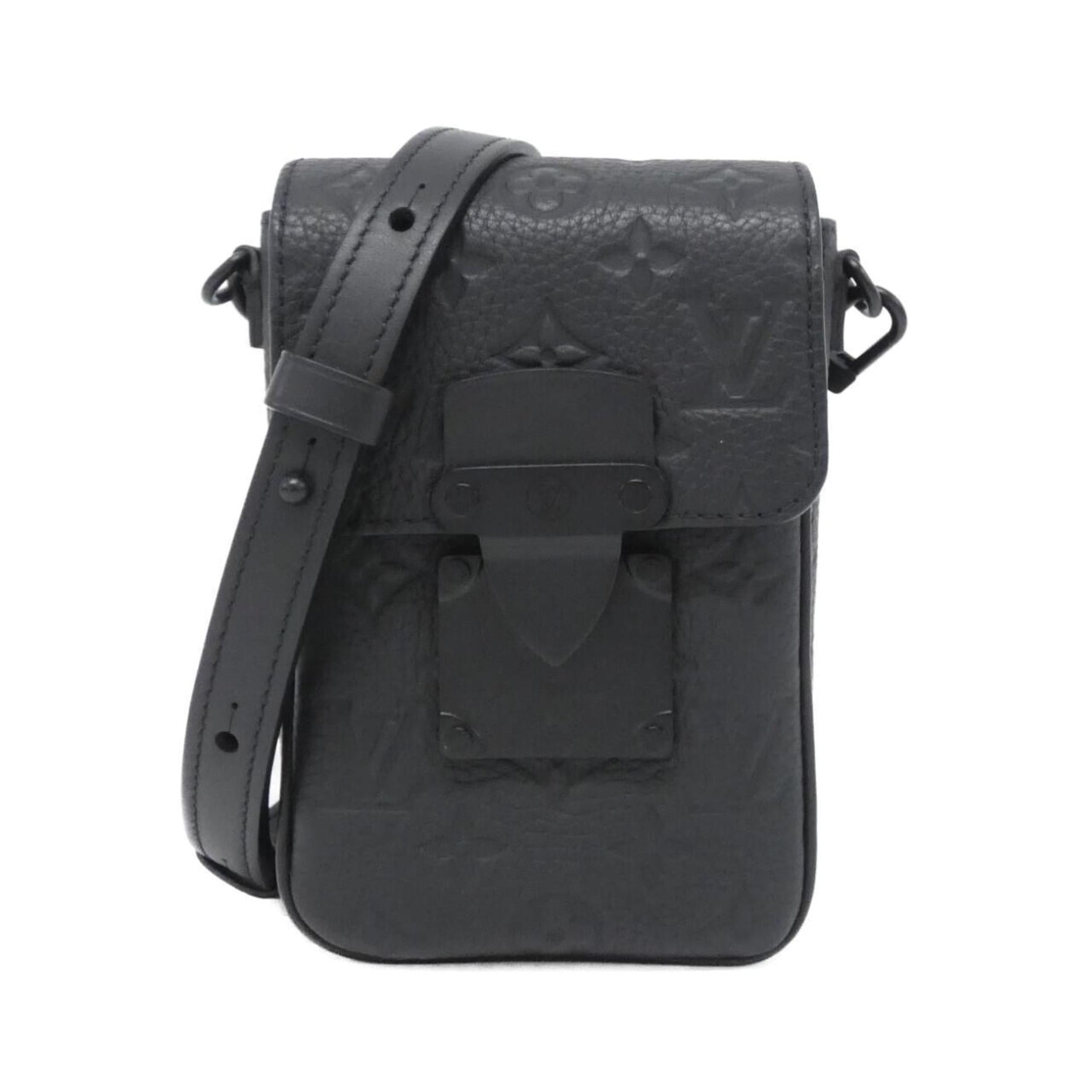 Louis Vuitton Taurillon Monogram S-Lock Vertical Wearable Wallet Shoulder Bag