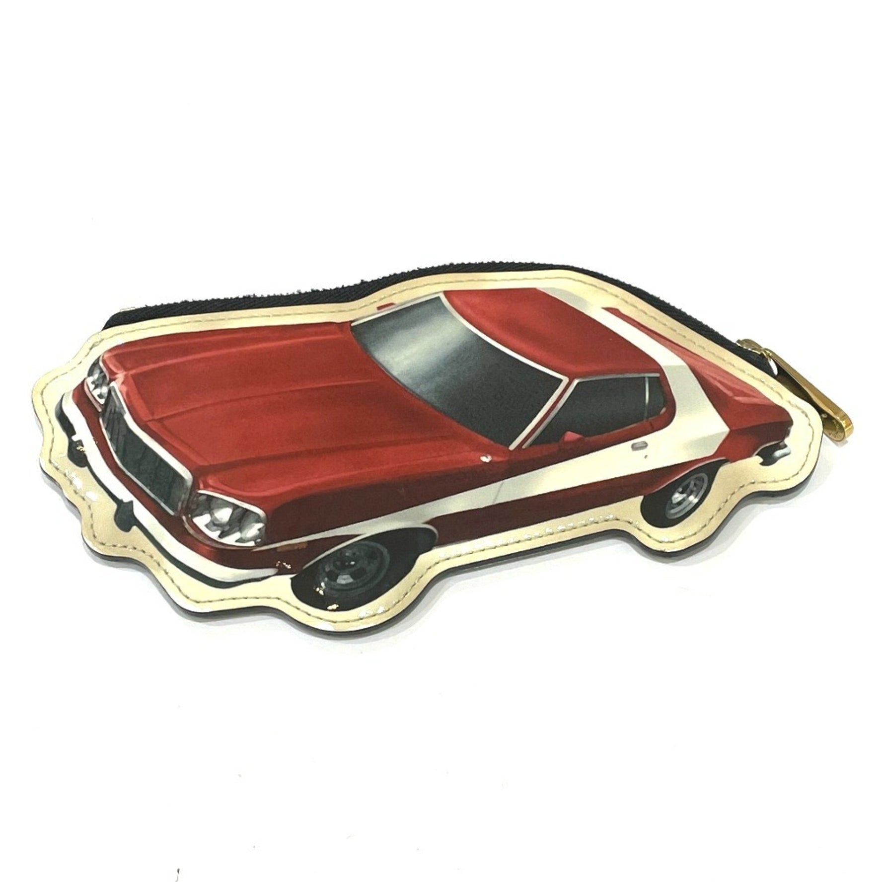 Louis Vuitton Vernis Sticker Portomone Voiture Wallet Coin Purse Case Patent Leather Red