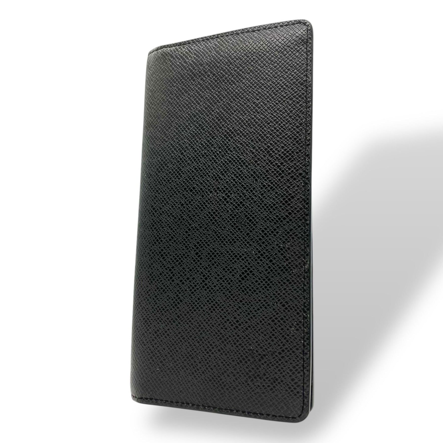 LOUIS VUITTON Taiga Portefeuille Long Bifold Wallet Leather