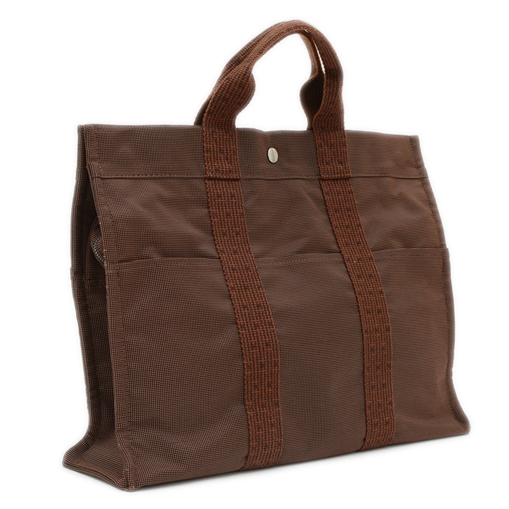 Hermes Hermès Air Line Tote MM Bag Canvas Brown