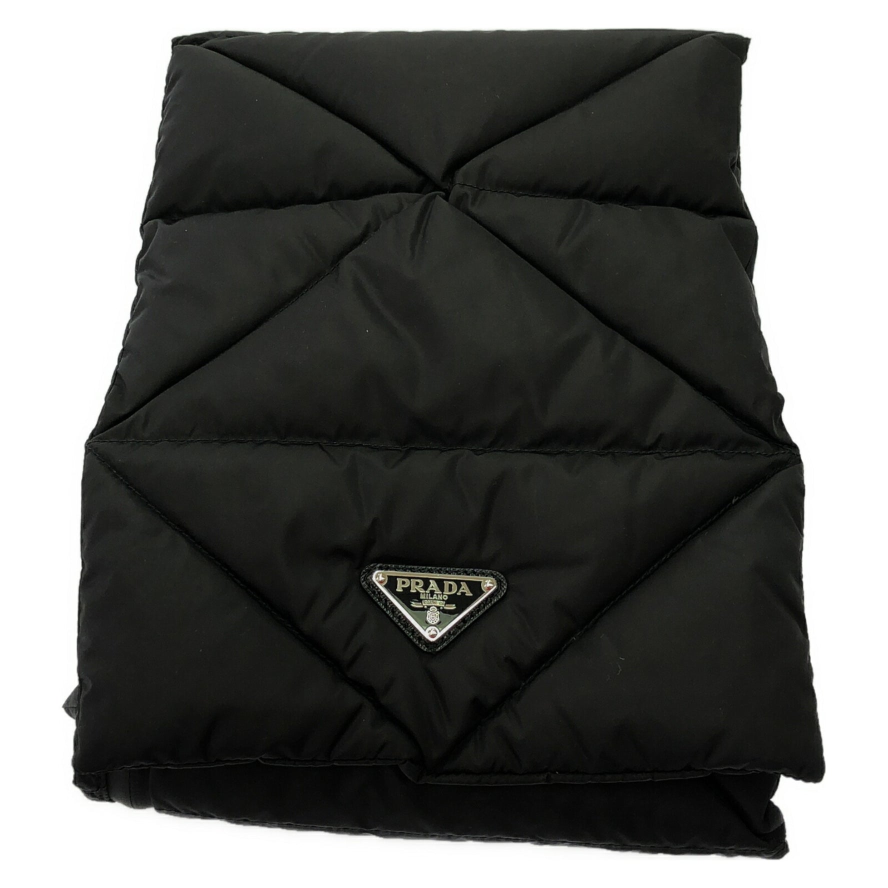 PRADA Scarf, Clothing, Nylon, Men's, Women's, Black, 2FS028IYKF0002