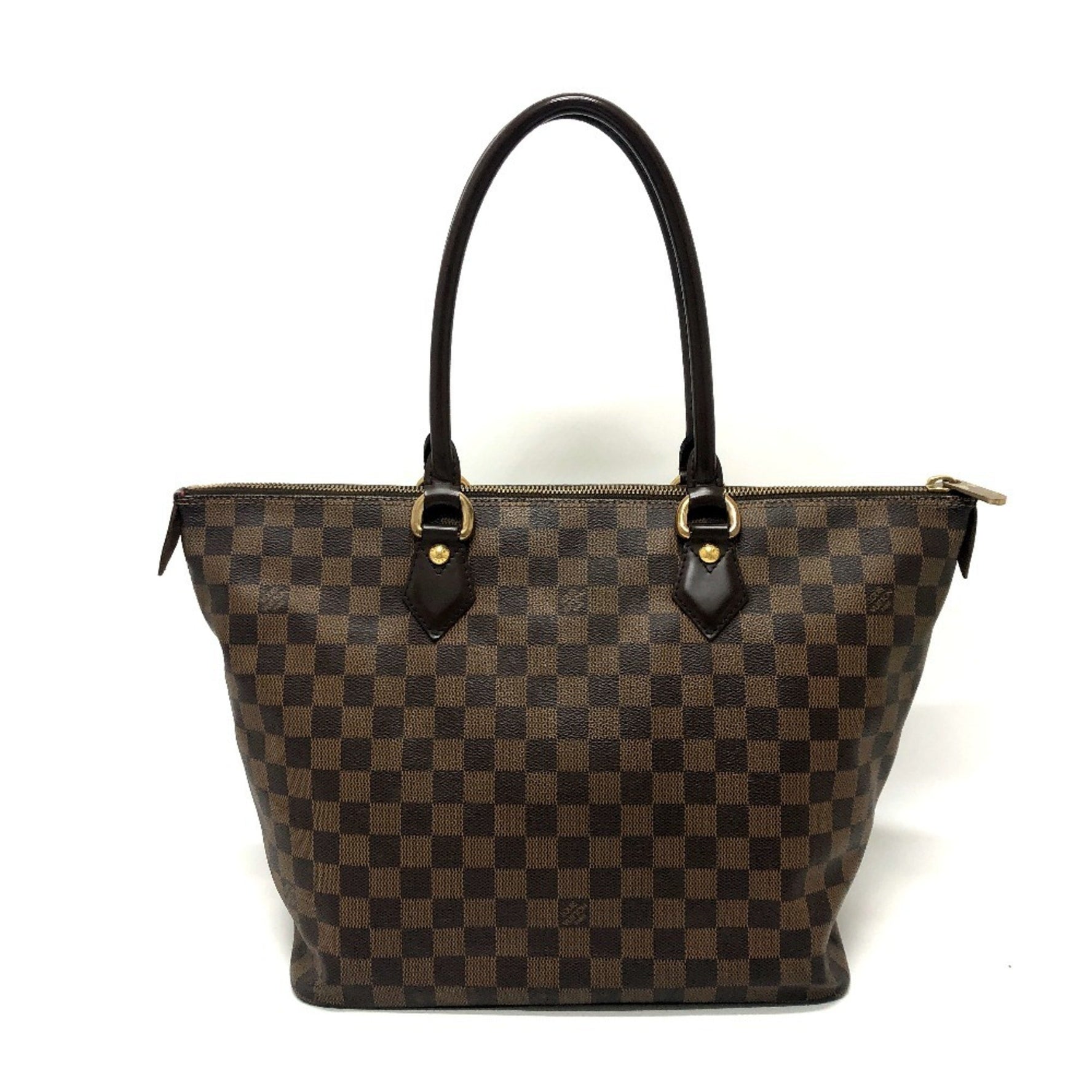 Louis Vuitton Saleya MM Tote Bag, Damier Canvas, Ebene, Brown