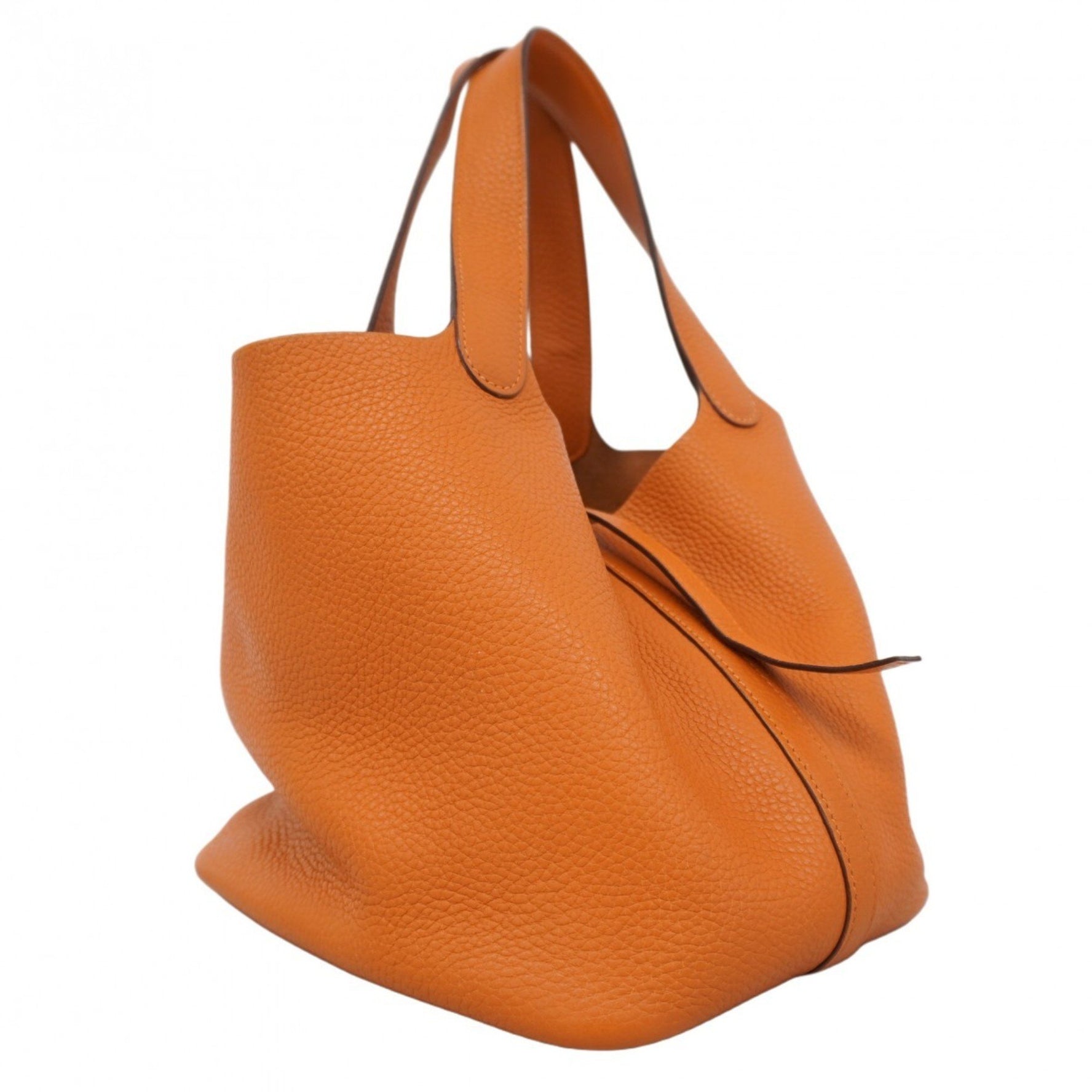 Hermes Hermès Picotin MM Handbag in Taurillon Clemence Leather, with J Stamp