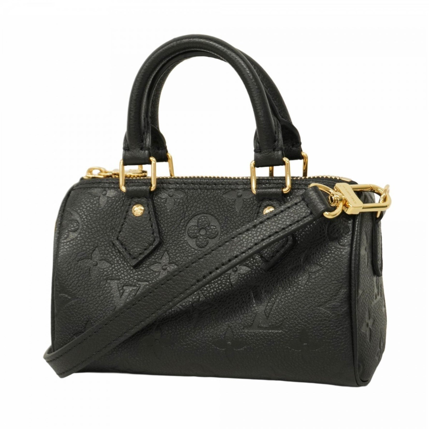Louis Vuitton Monogram Empreinte Nano Speedy Handbag Bag