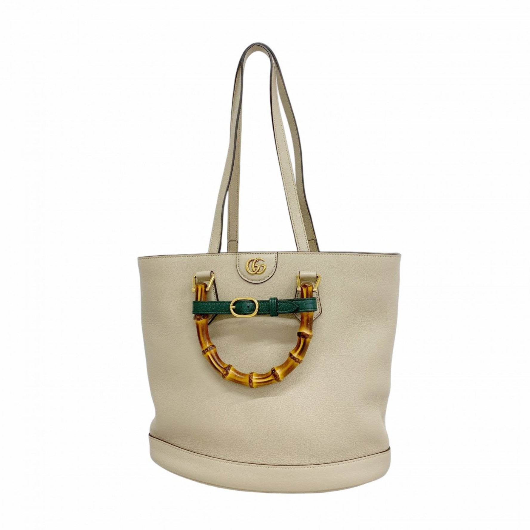 Gucci GG Marmont Bamboo Handbag Leather, Bag