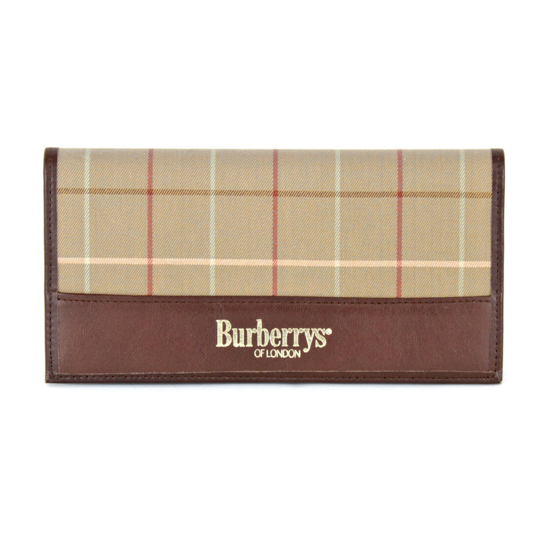 BURBERRY Notebook Canvas/Leather Ladies