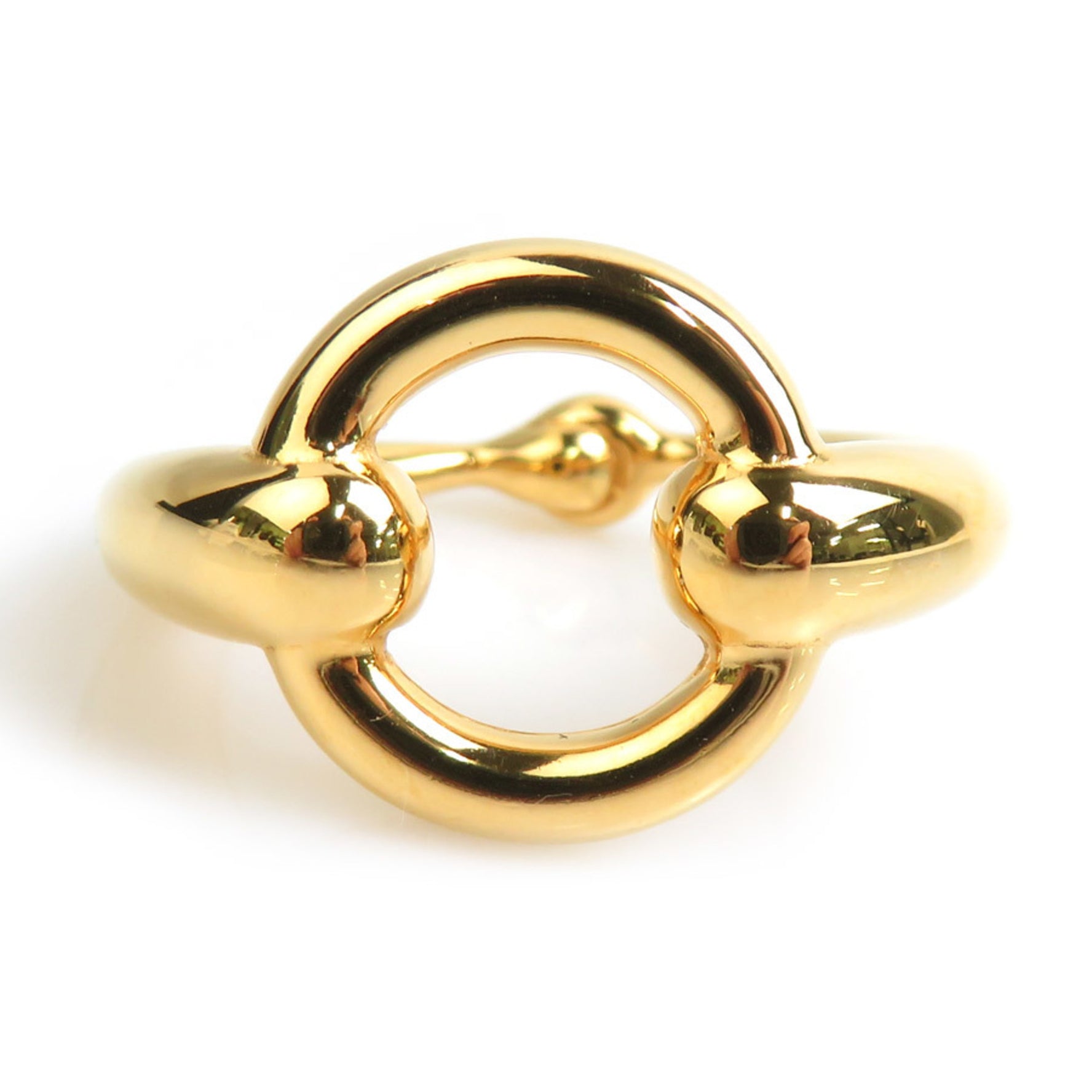 Hermes scarf ring, metal
