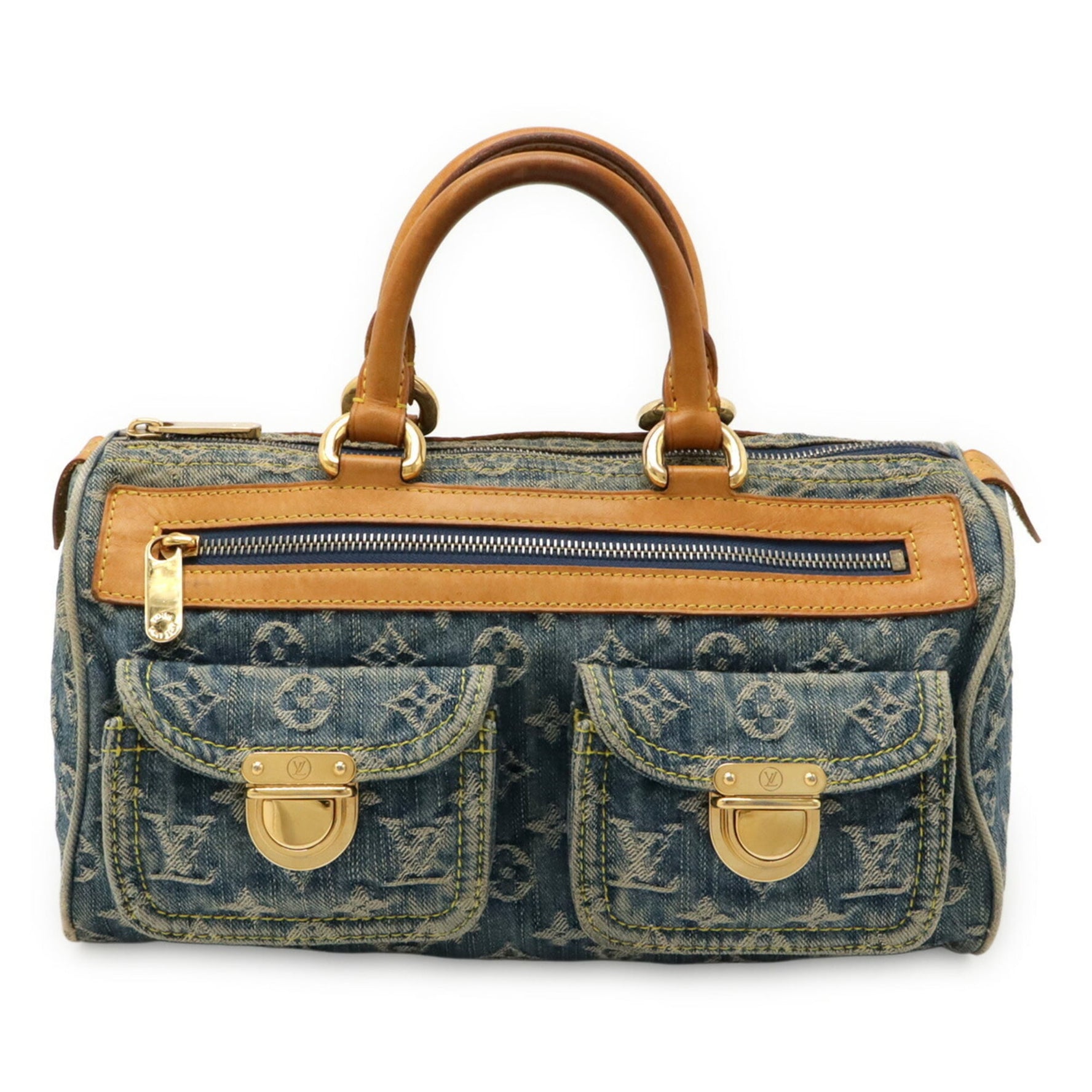 LOUIS VUITTON Monogram Denim Neo Speedy Handbag