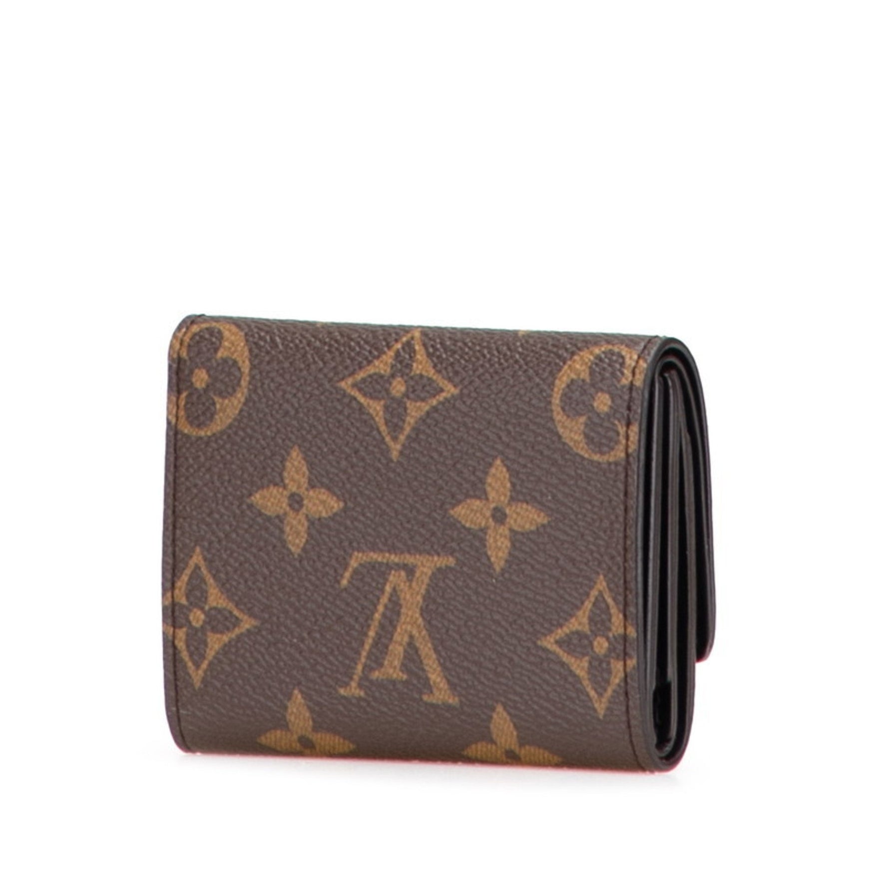 Louis Vuitton Monogram Portefeuille Micro Tri-fold Wallet Brown Leather LOUIS VUITTON