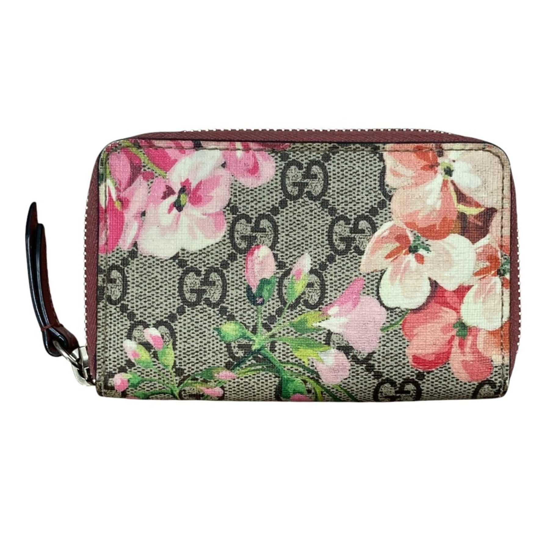 GUCCI GG Blooms Compact Wallet, Wallet & Coin Case, Pink