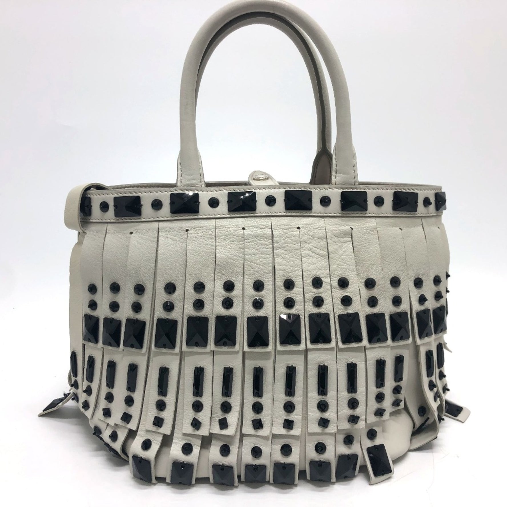 PRADA Bag Hand Bag SilverHardware