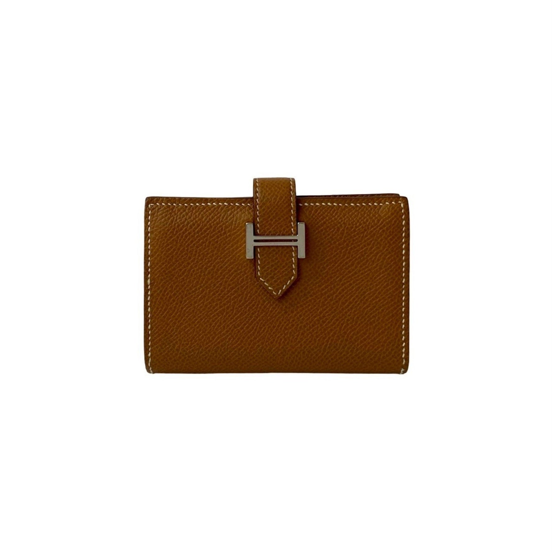 B-stamped HERMES Bearn card case, Epsom leather, mini business holder