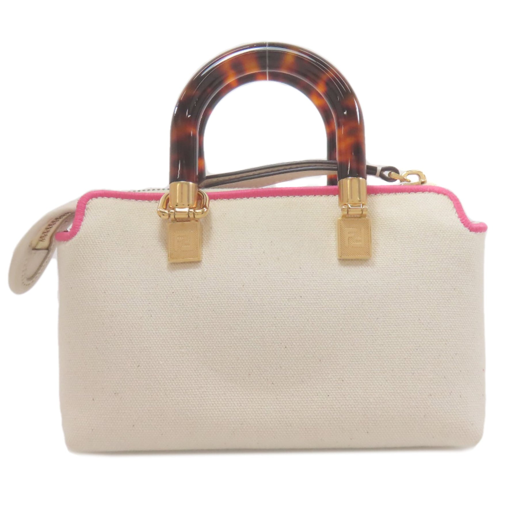 FENDI Mini By The Way Handbag Canvas
