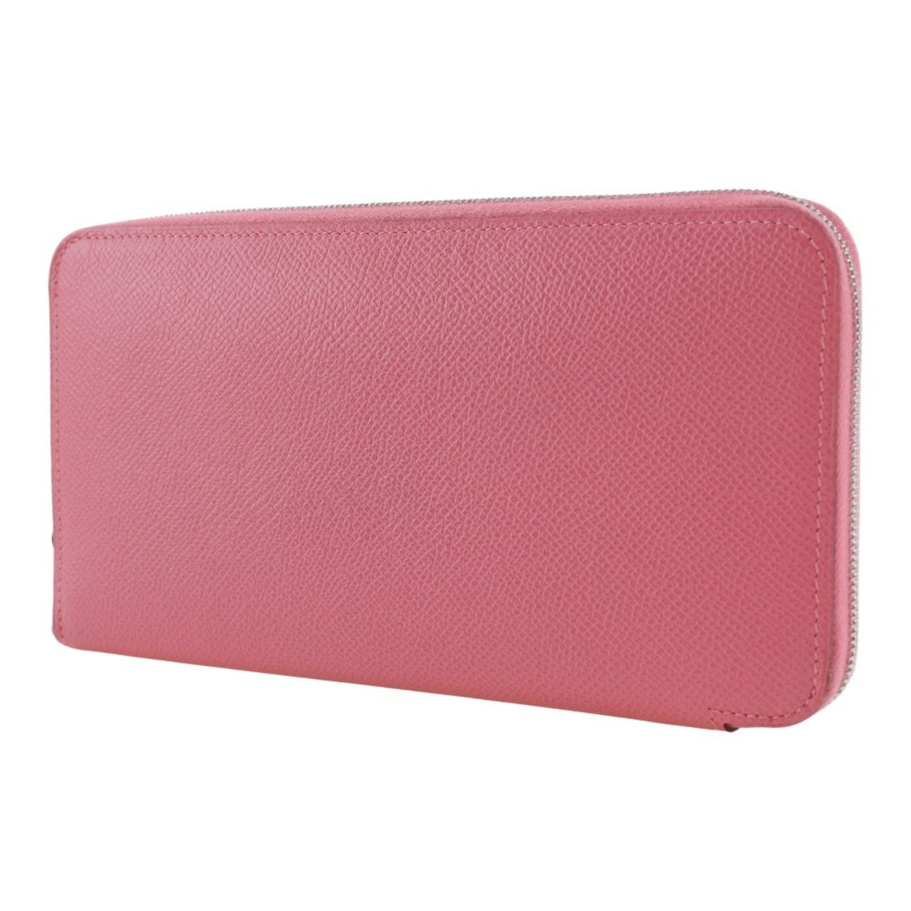 Hermes Azap Long Silk Inn Wallet Epsom Leather Rose Azalee 2018 Pink C