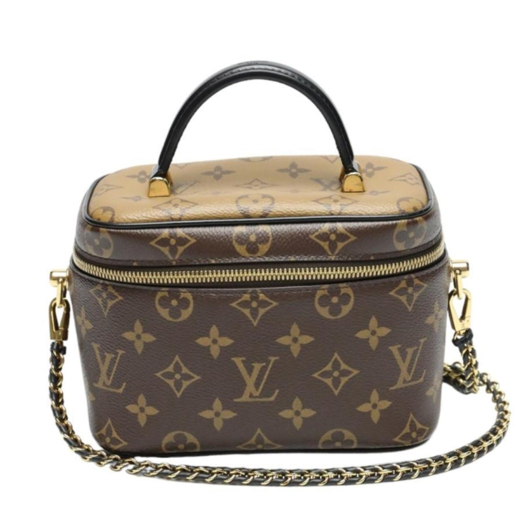 Louis Vuitton Shoulder Bag Monogram Vanity NV PM Canvas Brown LV